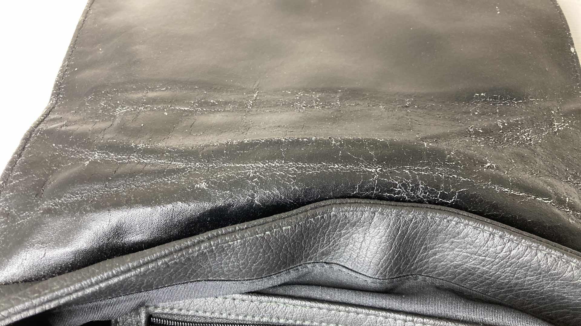 Photo 1 of DIAHANN CARROLL BLACK LEATHER PURSE & NYLON WALLET HANDBAG