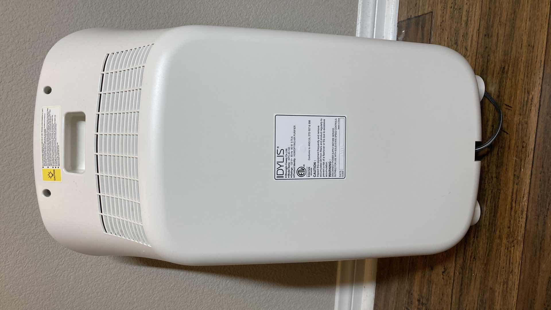 View 3 of IDYLIS HUMIDIFYING AIR PURIFIER MODEL IAPC-40-140