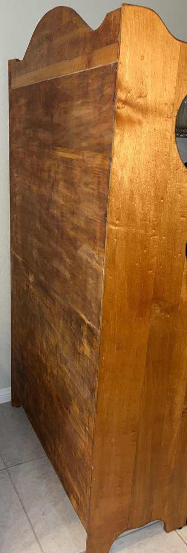 Photo 1 of ANTIQUE WOOD HUTCH 15.5” X 35” H65.5”