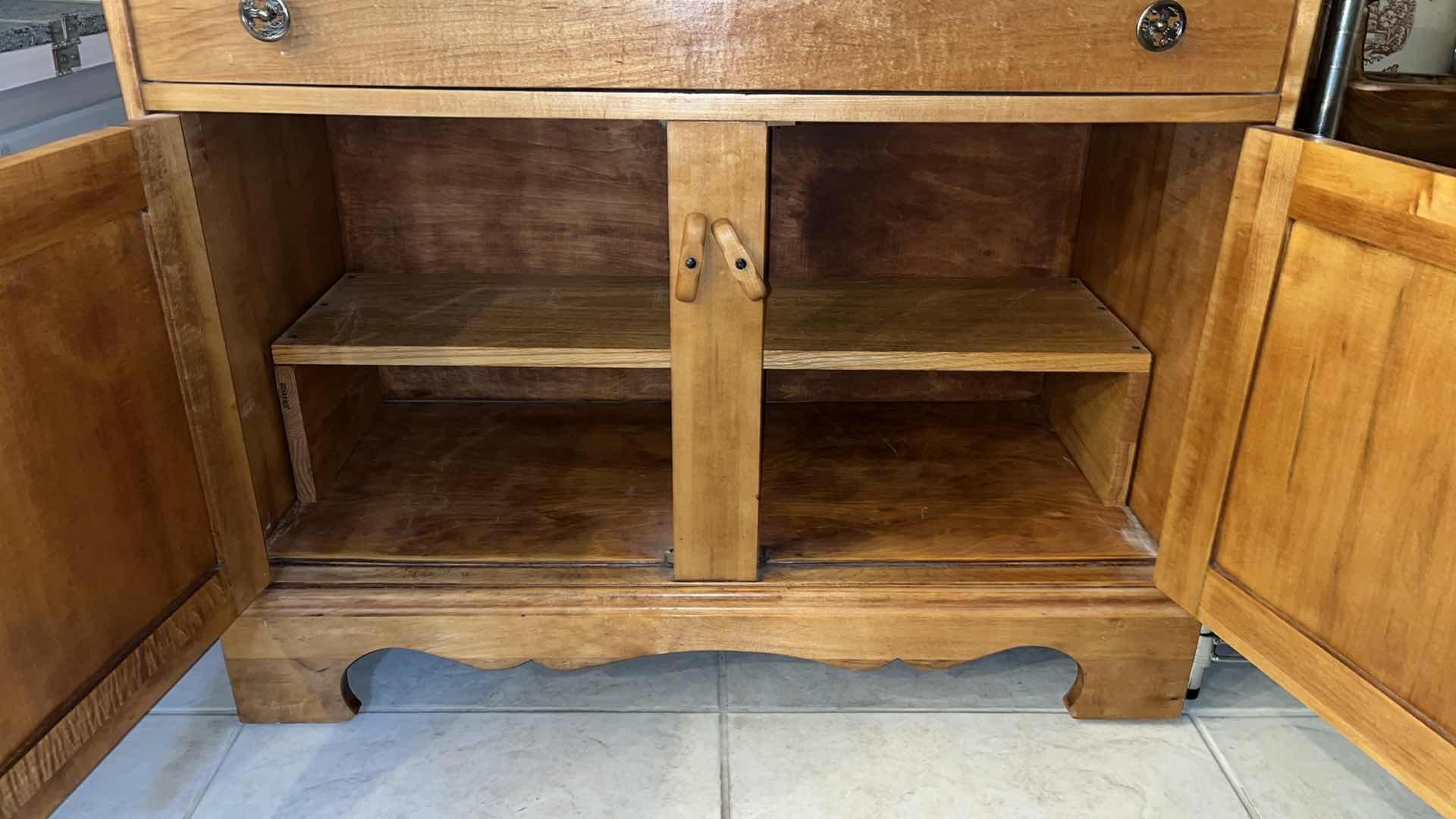 Photo 1 of ANTIQUE WOOD HUTCH 15.5” X 35” H65.5”