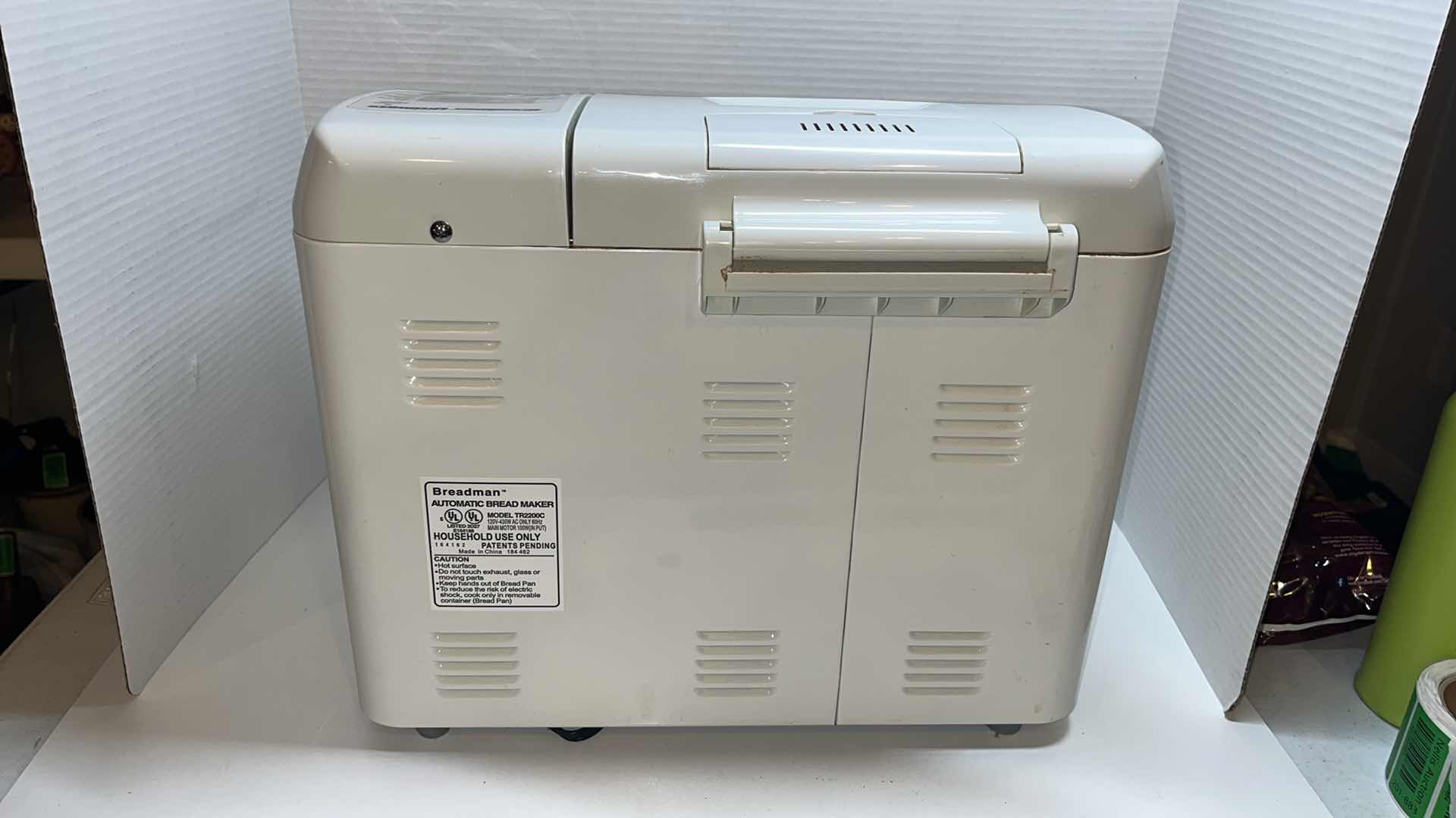 Photo 1 of BREADMAN AUTOMATIC BREAD MAKER, MODEL TR2200C