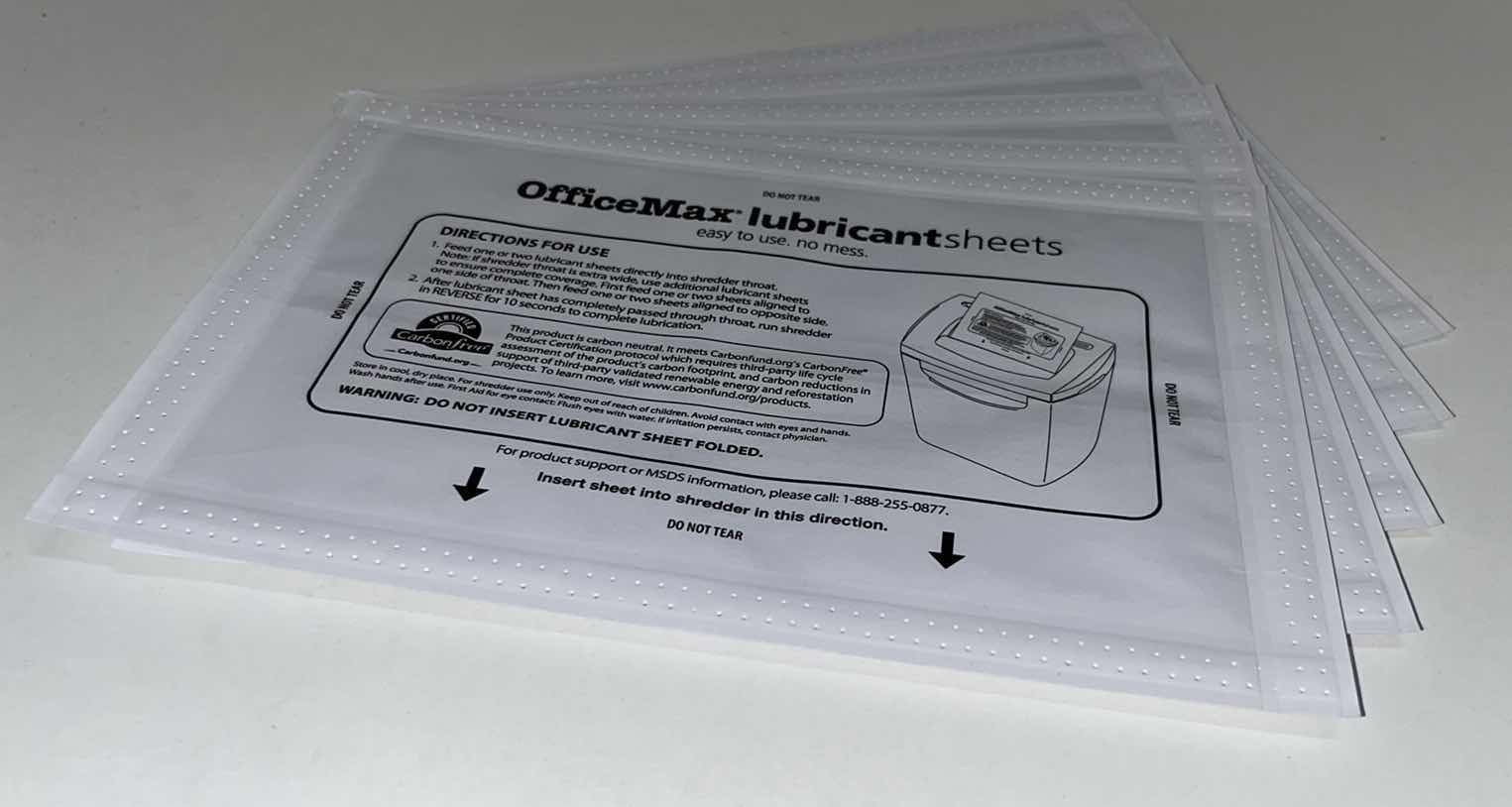 Photo 1 of BONSAII PAPER SHREDDER, 10-SHEET CROSS CUT SHREDDER W INSTRUCTION MANUAL & 5 LUBRICANT SHEETS, MODEL C209-D