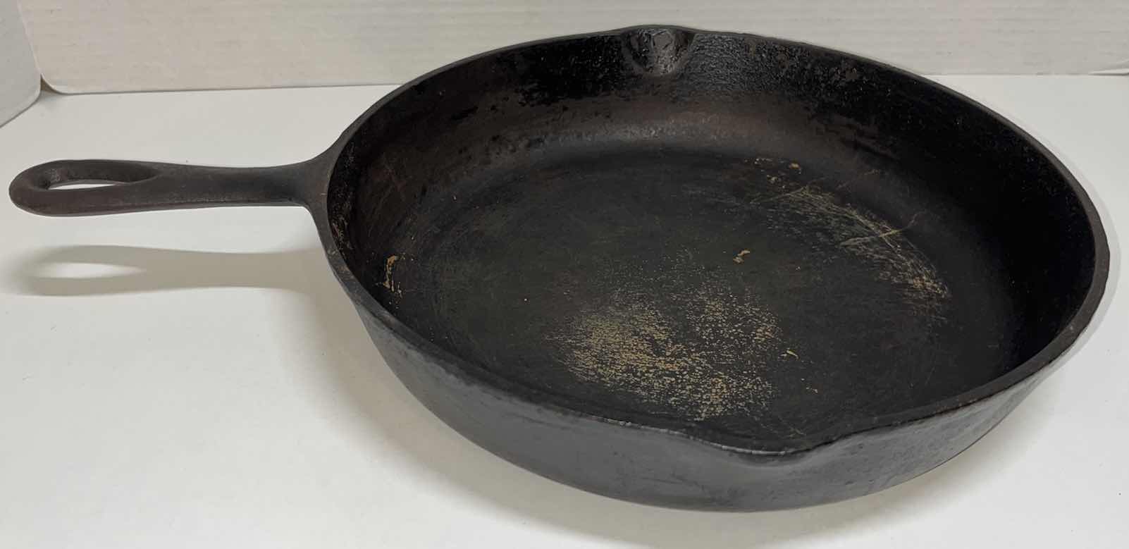 Photo 1 of CAST-IRON SKILLETS, SIZES 10 5/8” & 8” (2)