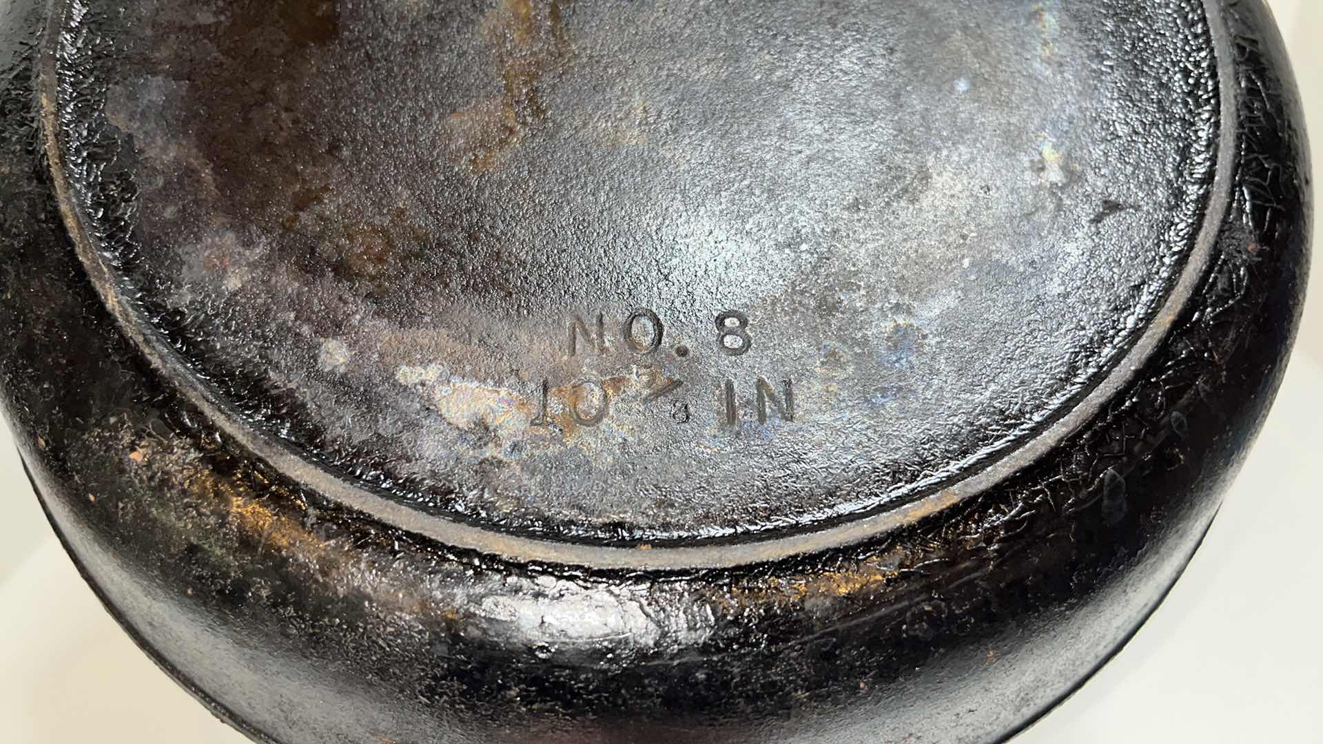 Photo 1 of CAST-IRON SKILLETS, SIZES 10 5/8” & 8” (2)