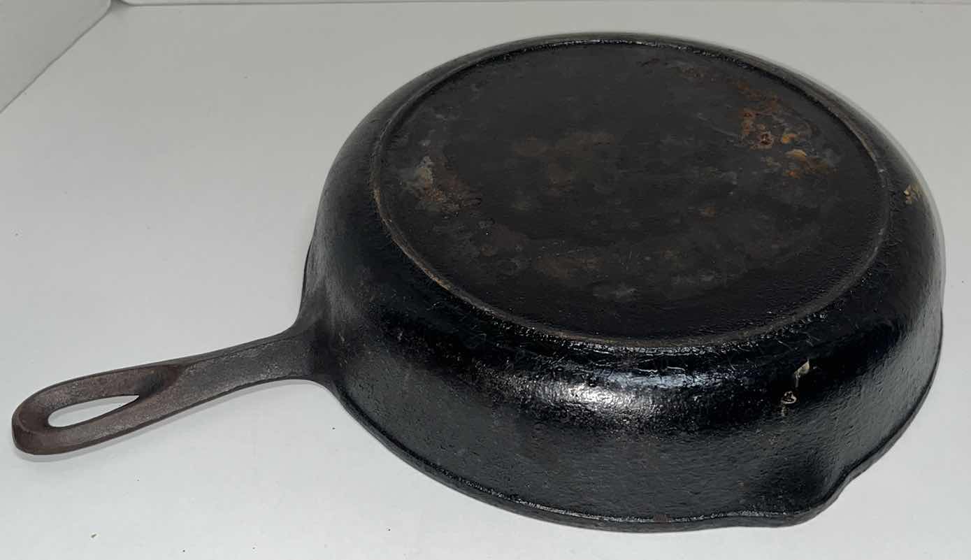 Photo 1 of CAST-IRON SKILLETS, SIZES 10 5/8” & 8” (2)