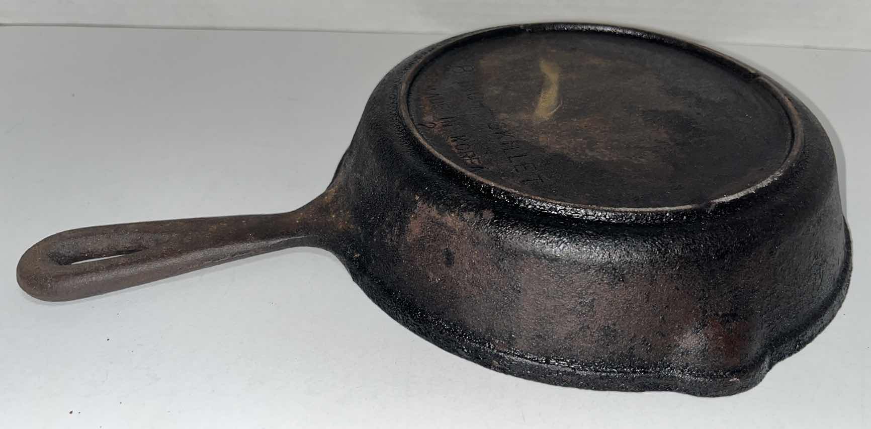 Photo 1 of CAST-IRON SKILLETS, SIZES 10 5/8” & 8” (2)