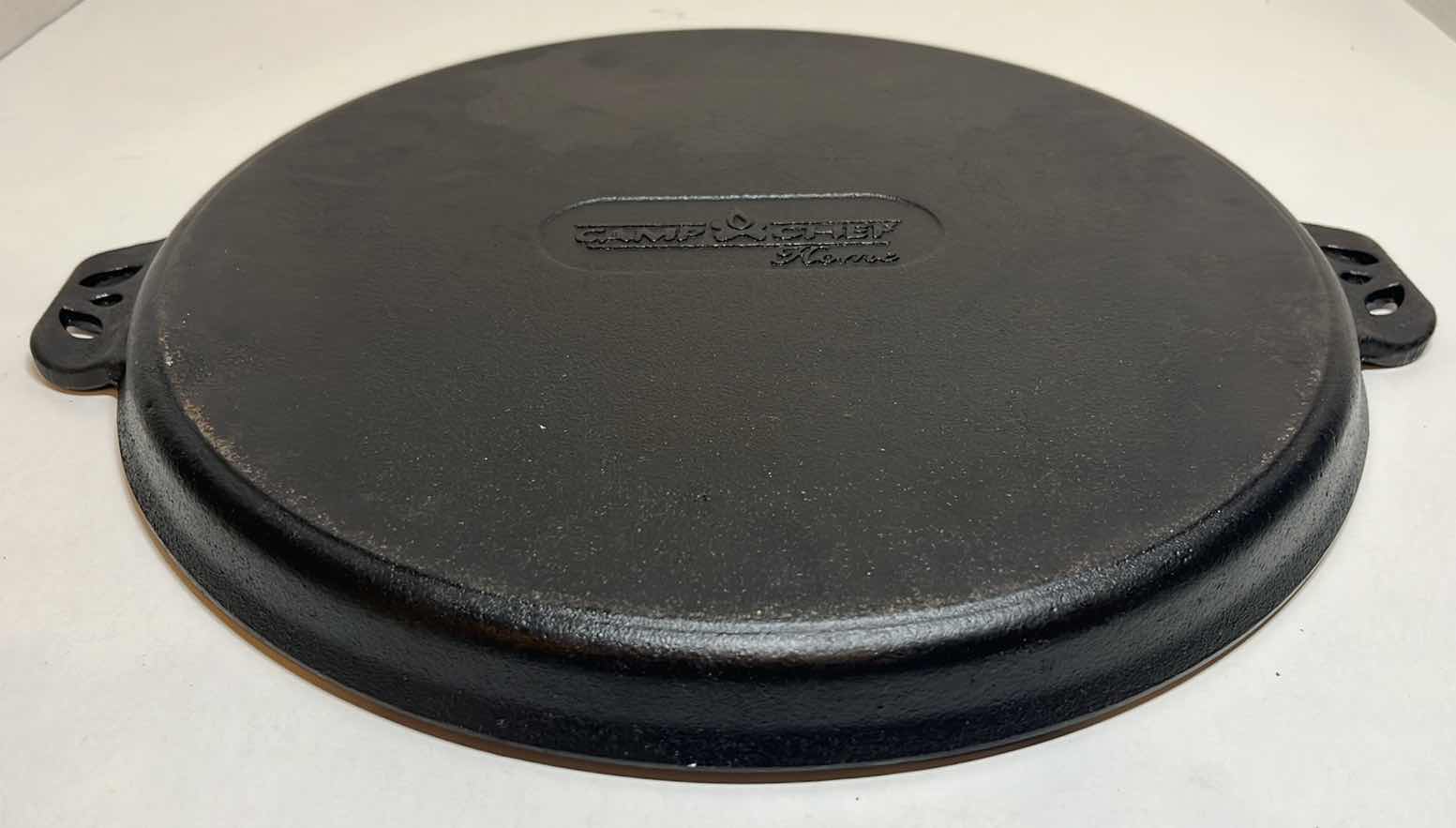 Photo 1 of CAMP CHEF HOME 14” SEASONED CAST IRON PIZZA PAN (1)