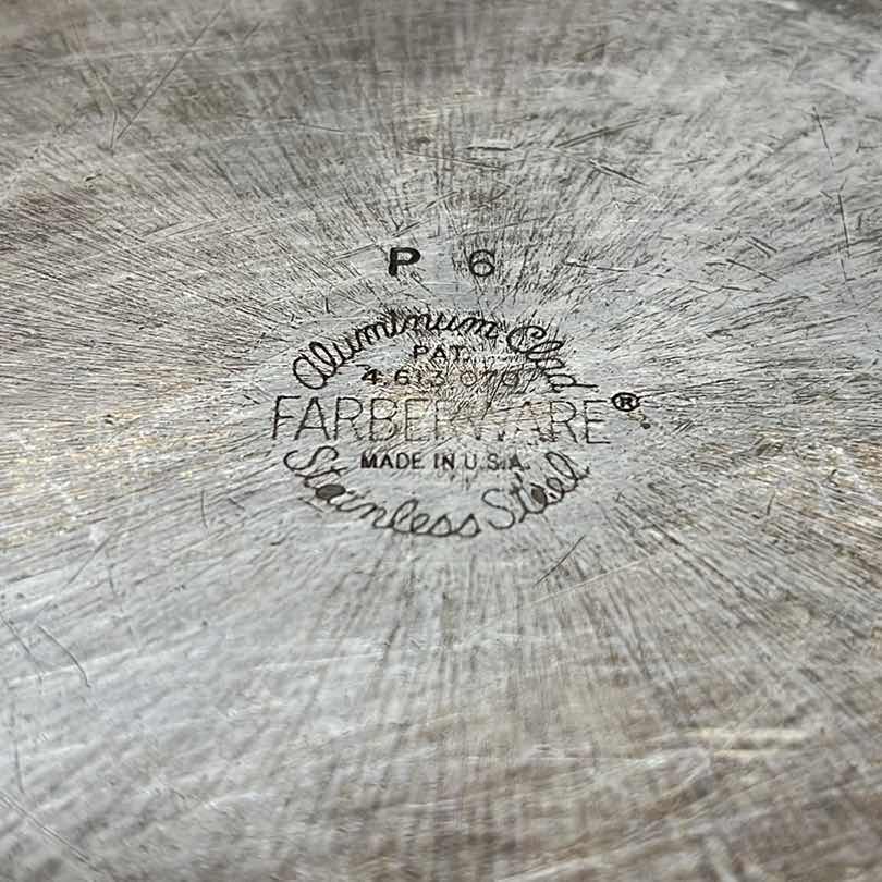 Photo 1 of FARBERWARE ALUMINUM CLAD STAINLESS STEEL 12.25” LIDDED PAN