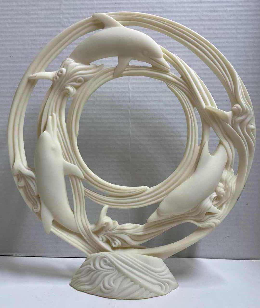 Photo 1 of DOLPHIN RESIN DECOR 11.5” X 3” H13”