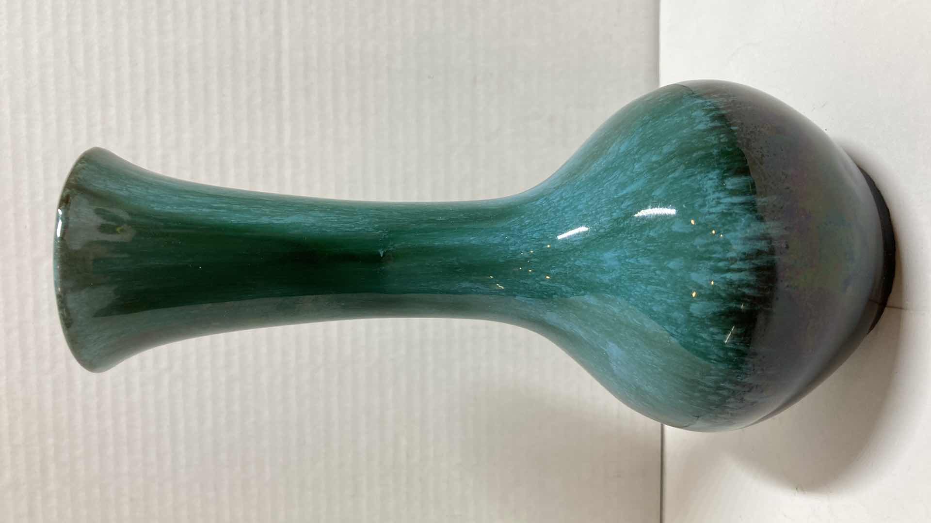 Photo 1 of BLUE MOUNTAIN POTTERY VASE 4” X 8.5”