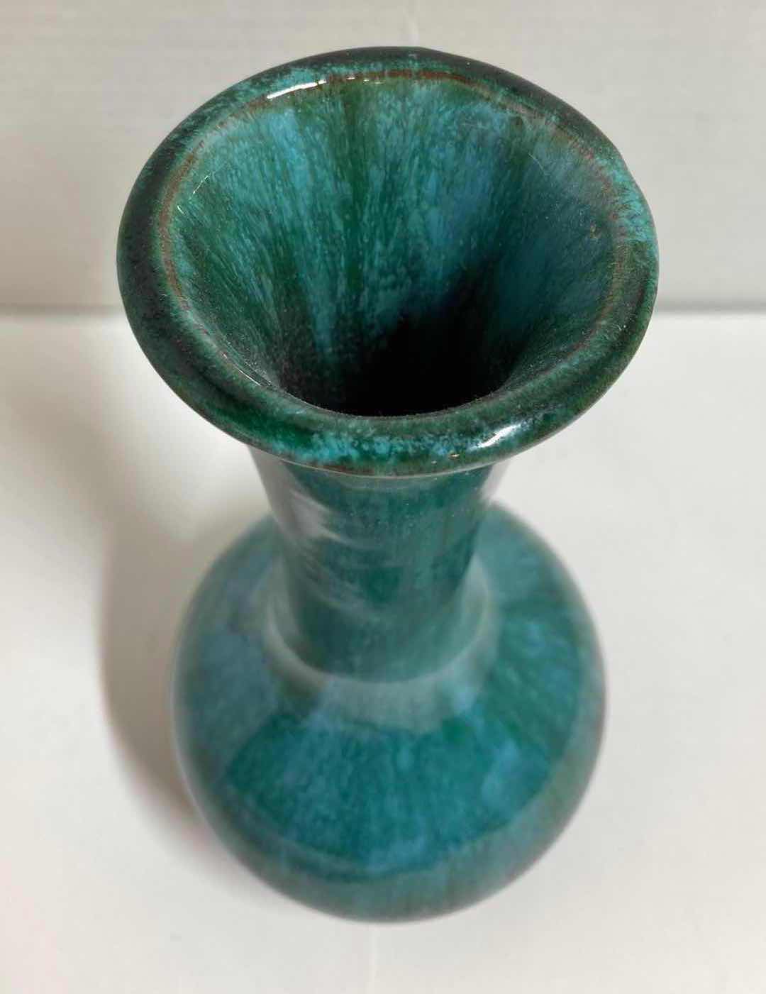 Photo 1 of BLUE MOUNTAIN POTTERY VASE 4” X 8.5”
