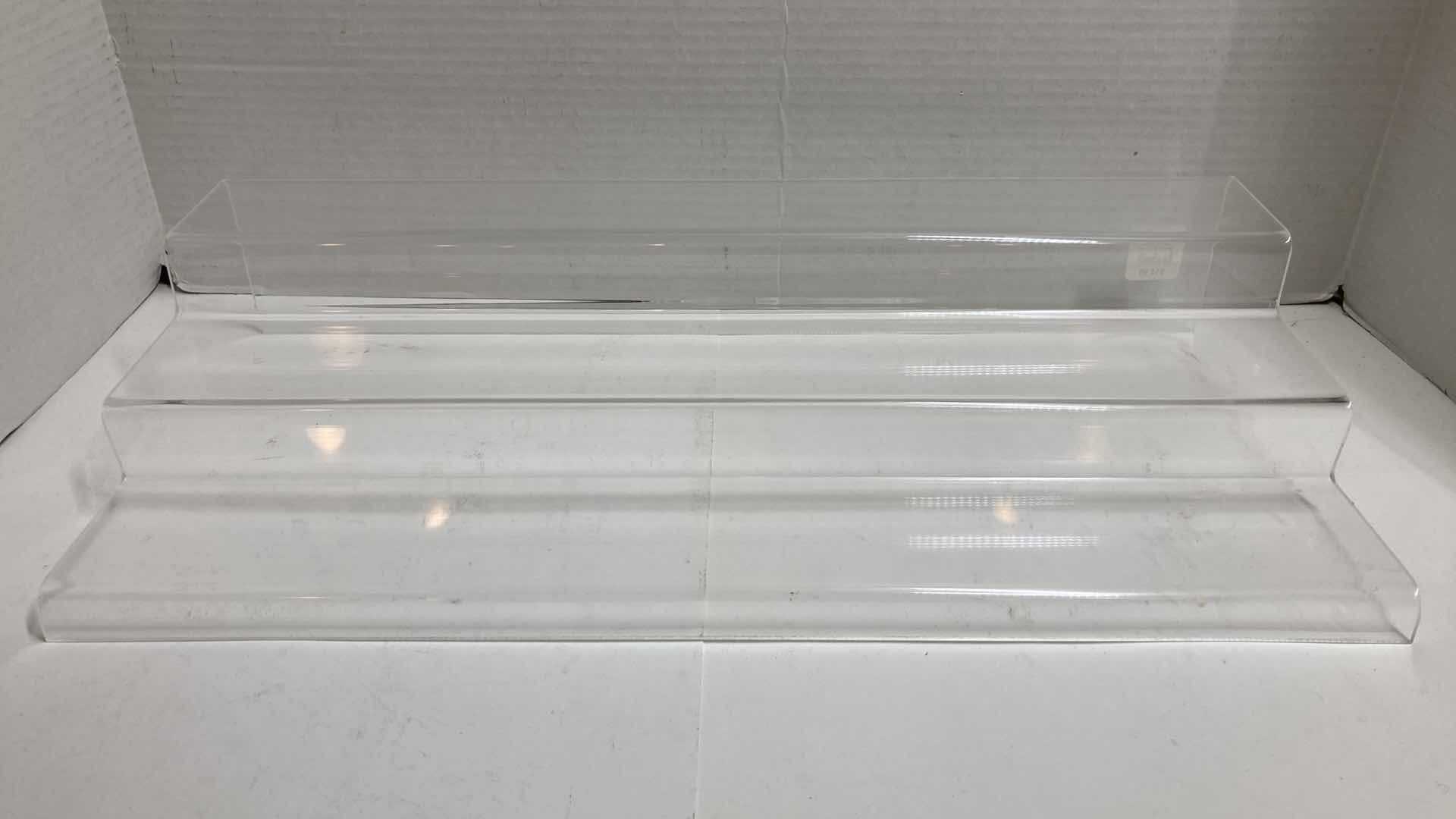 Photo 1 of CORE WOOD ORGANIZER & WOOD SPICE SHELF W THE COUNTER STORE ACRYLIC SPICE SHELF