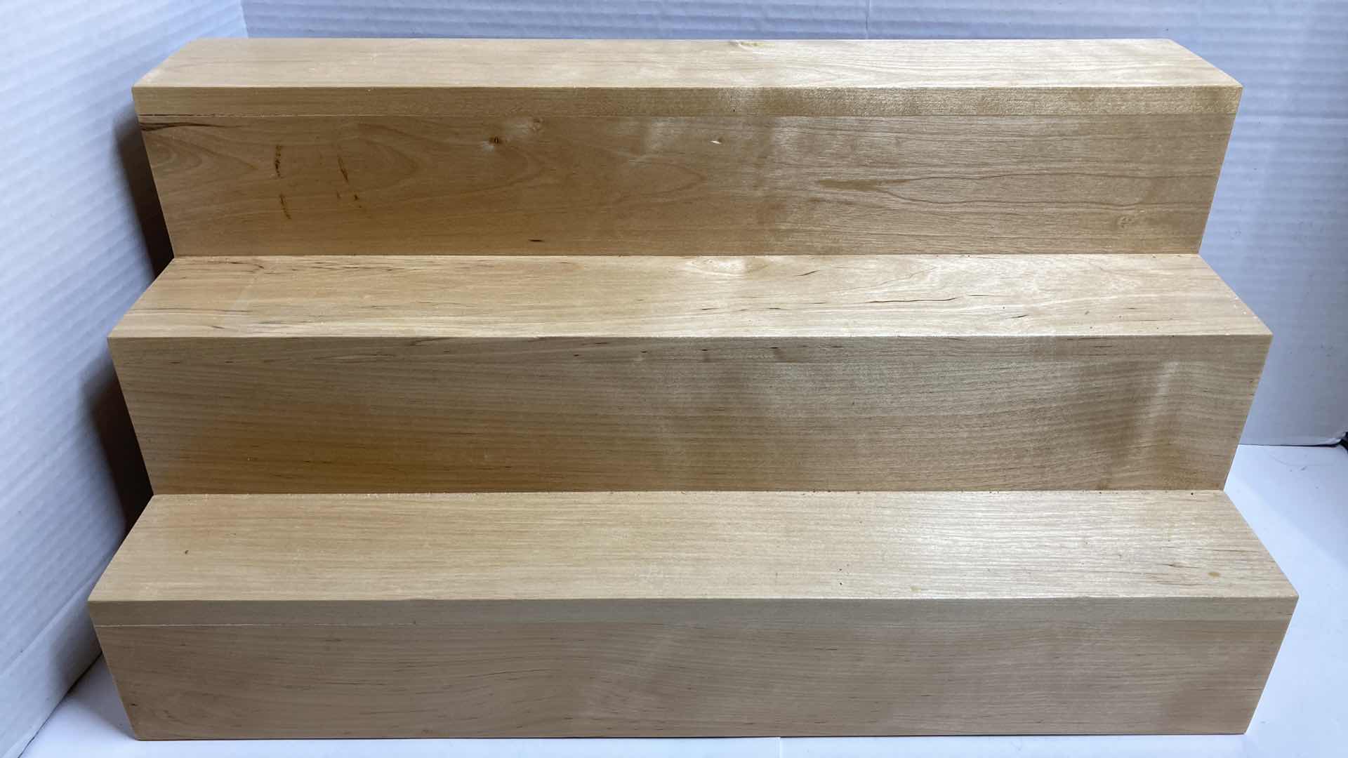 Photo 1 of CORE WOOD ORGANIZER & WOOD SPICE SHELF W THE COUNTER STORE ACRYLIC SPICE SHELF