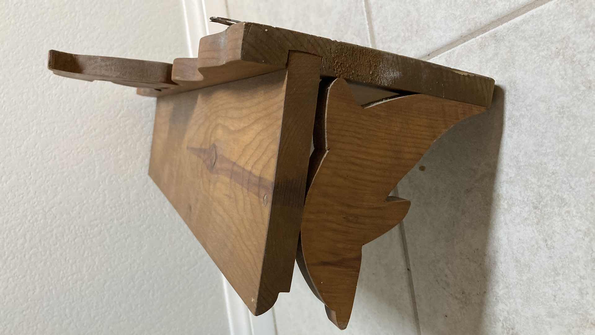 Photo 1 of DOLPHIN & SHIP THEMED WOOD SHELF 24” X 6” H11”