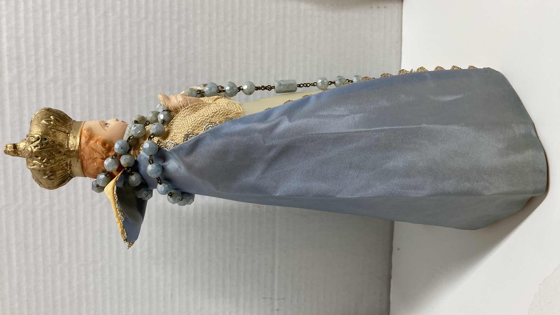 Photo 1 of JESUS INFANT OF PRAGUE CERAMIC FIGURINE 5” X 12” W RELIGIOUS FIGURINES (5)