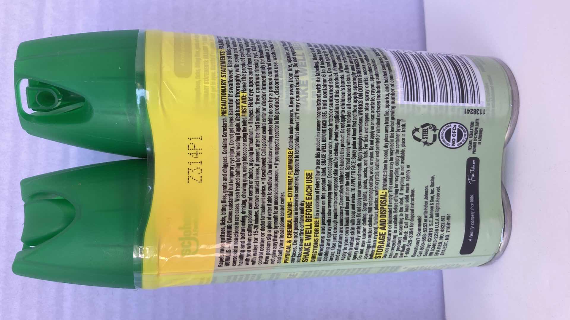 Photo 1 of NEW OFF! DEEP WOODS INSECT REPELLENT SPRAY 2PACK 8OZ (3)