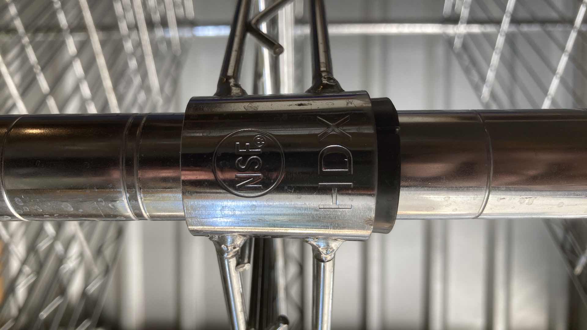 Photo 1 of HDX STAINLESS STEEL 5 SHELF METRO RACK 35.5” X 16” H73.5”