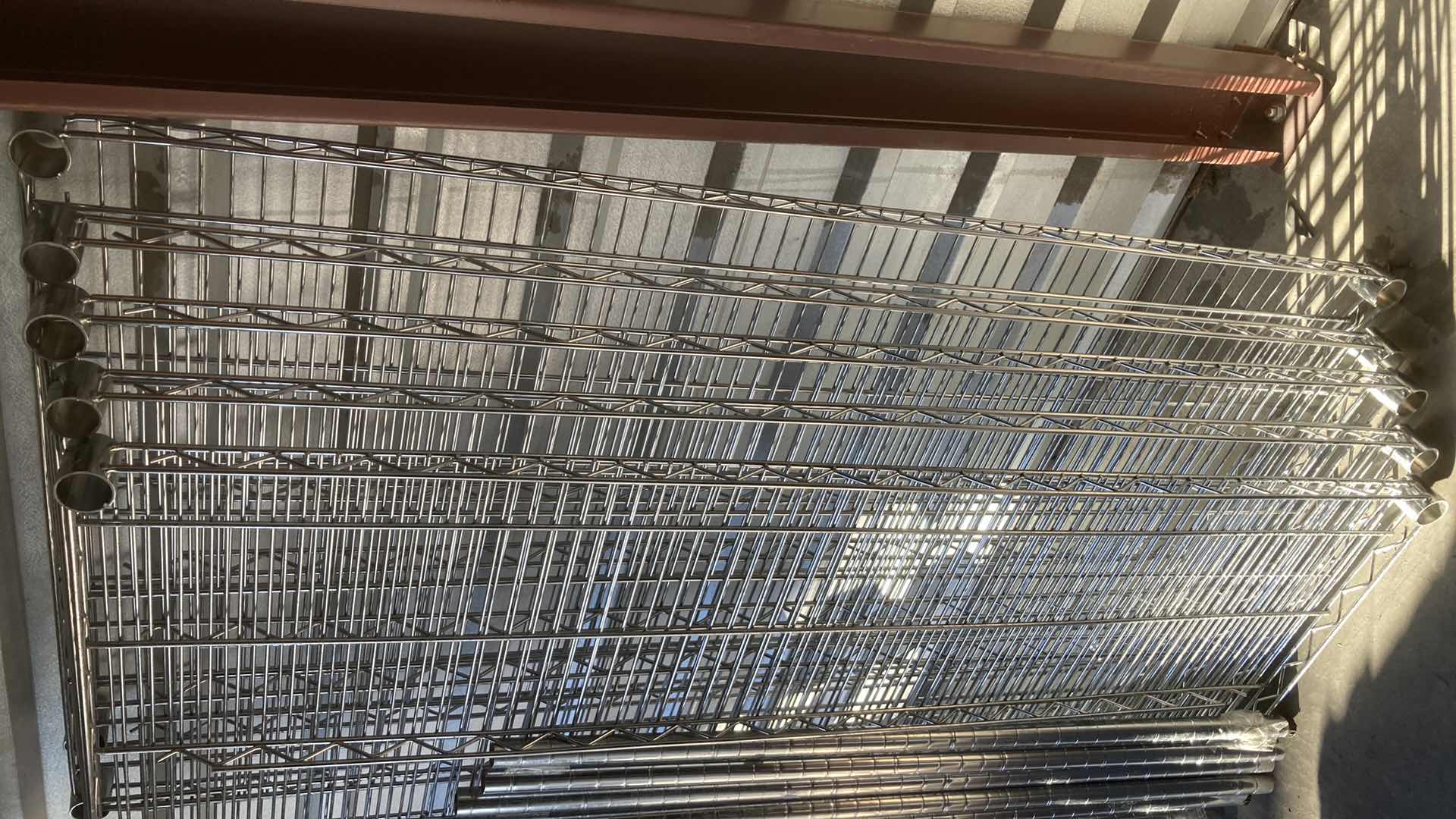 Photo 1 of HDX STAINLESS STEEL 5 SHELF METRO RACK 48” X 24” H36”