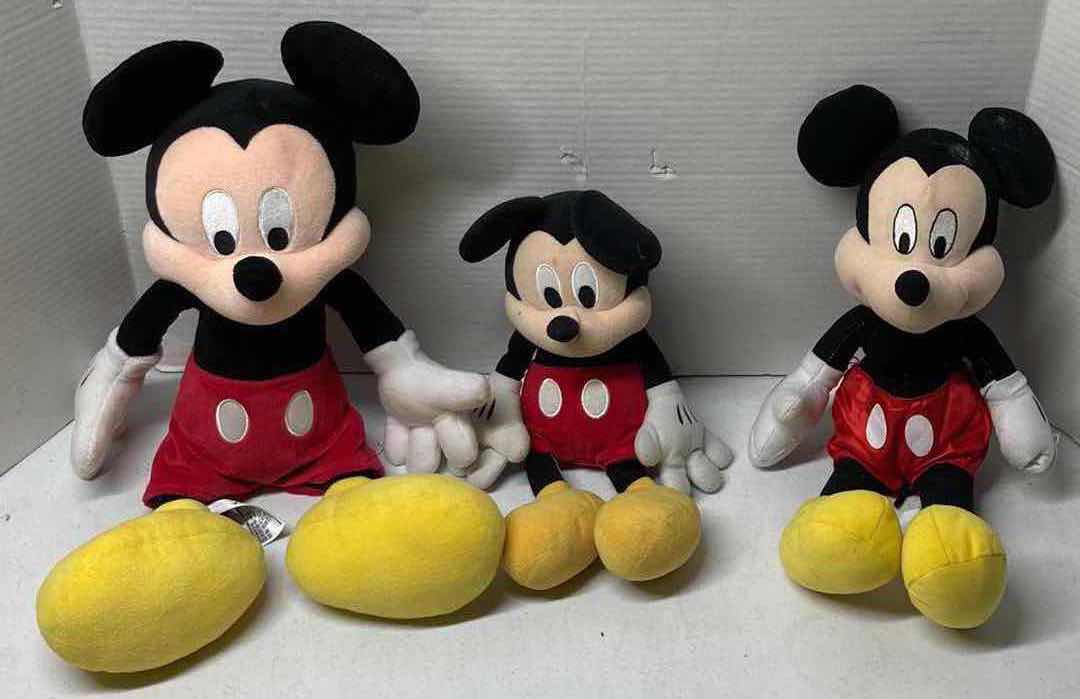 Photo 1 of DISNEY MICKEY MOUSE PLUSHIES/STUFFED CHARACTERS (5)