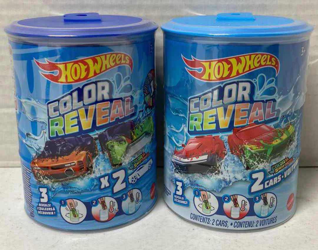 Photo 1 of NEW HOT WHEELS COLOR REVEAL CARS 2PACK (5)