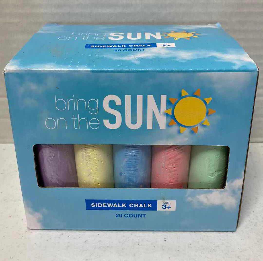 Photo 1 of NEW BRING ON THE SUN SIDEWALK CHALK 20CT (5)