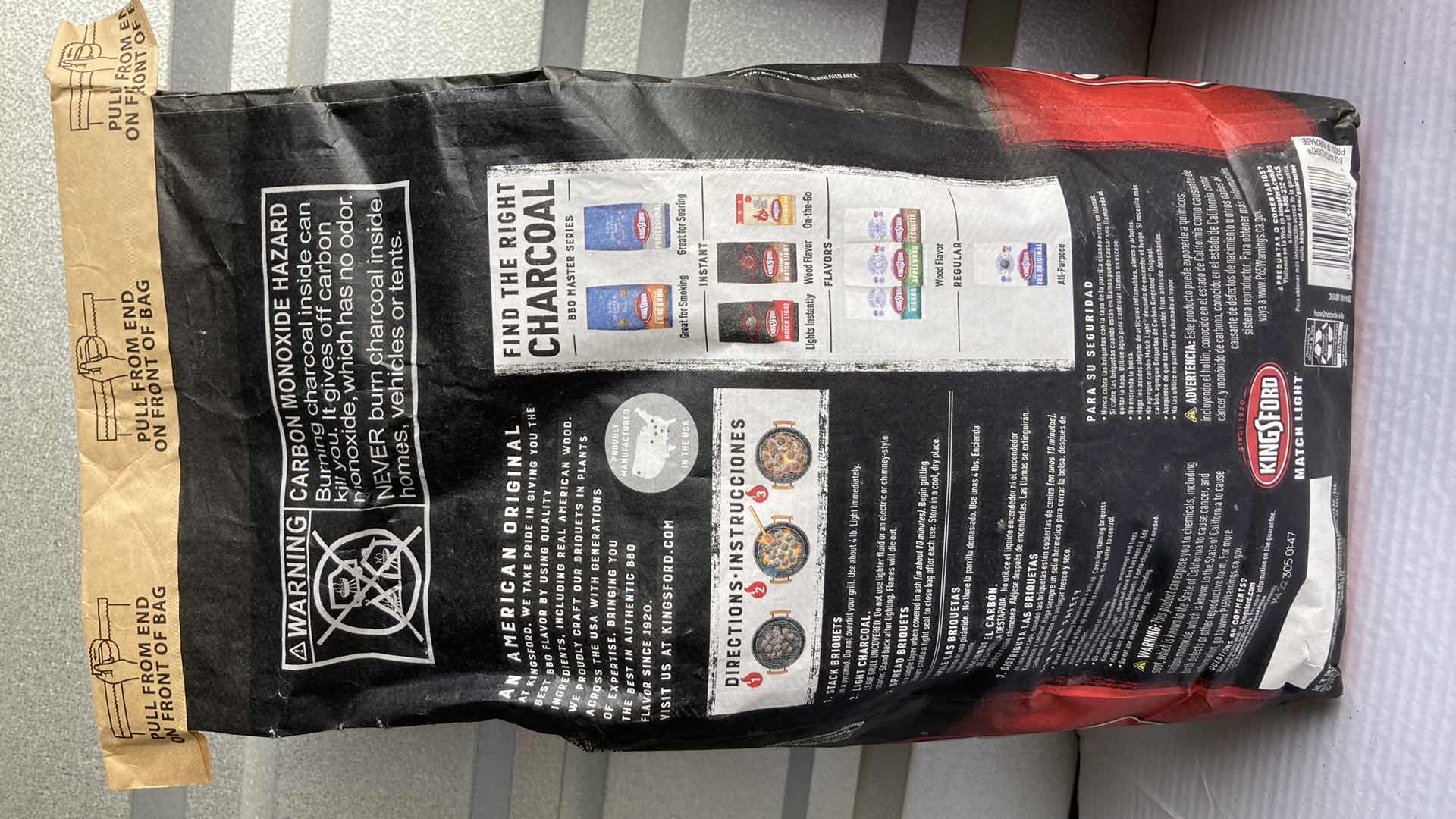Photo 1 of NEW KINGSFORD BBQ GRILL MATCH LIGHT INSTANT CHARCOAL BRIQUETS BAGS 8LB (2)