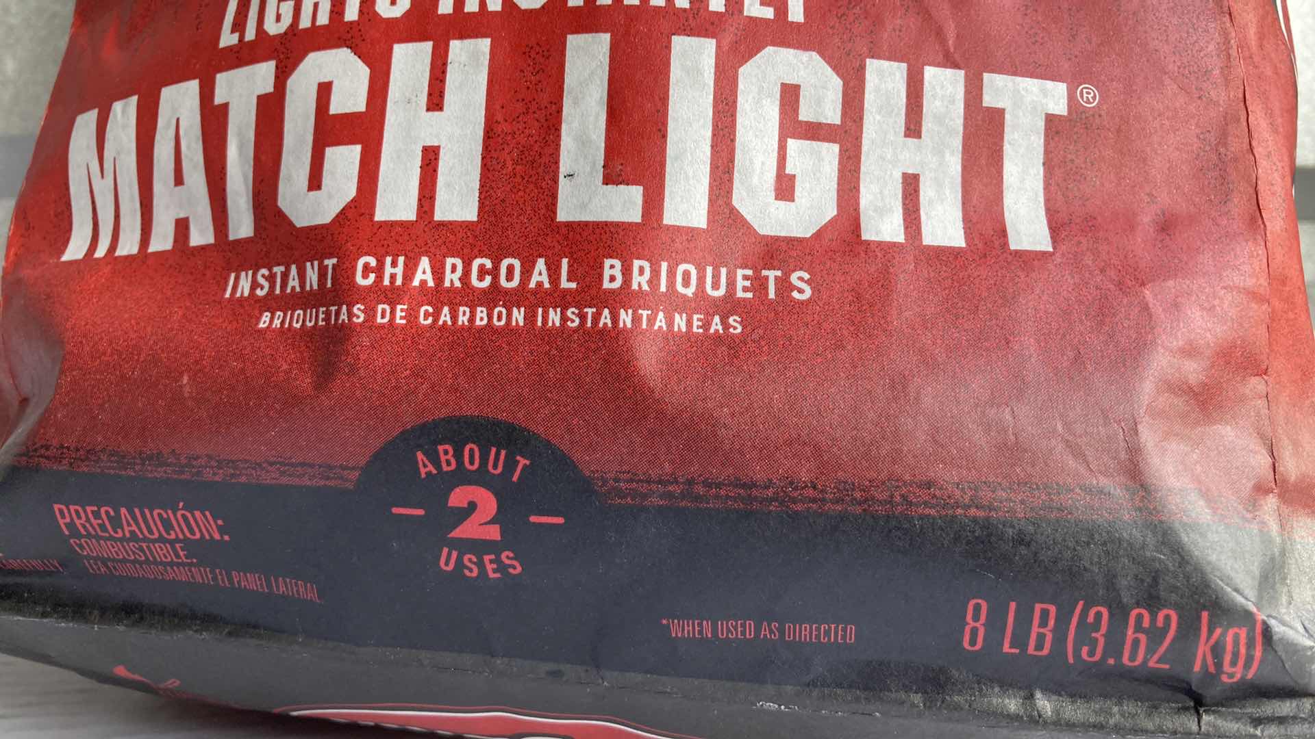 Photo 1 of NEW KINGSFORD BBQ GRILL MATCH LIGHT INSTANT CHARCOAL BRIQUETS BAGS 8LB