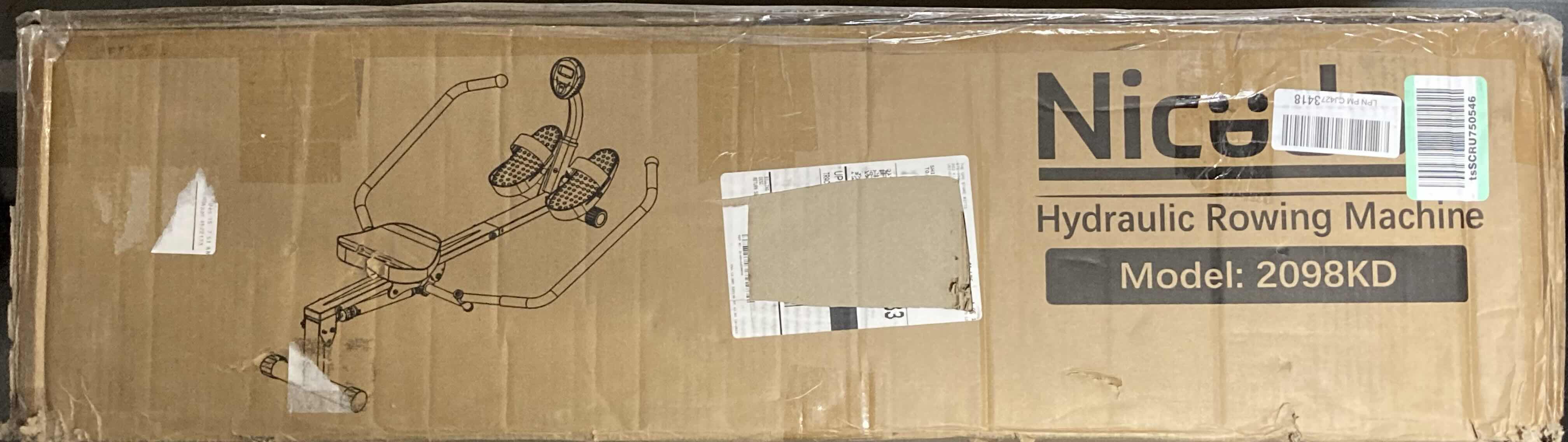 Photo 1 of NEW NICEDAY HYDRAULIC ROWING MACHINE MODEL 2098KD