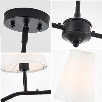 Photo 1 of NEW VILUXY CLASSIC LINEAR BLACK MODERN 4 LIGHT PENDANT KITCHEN DINING ROOM LIGHT MODEL AD221-4