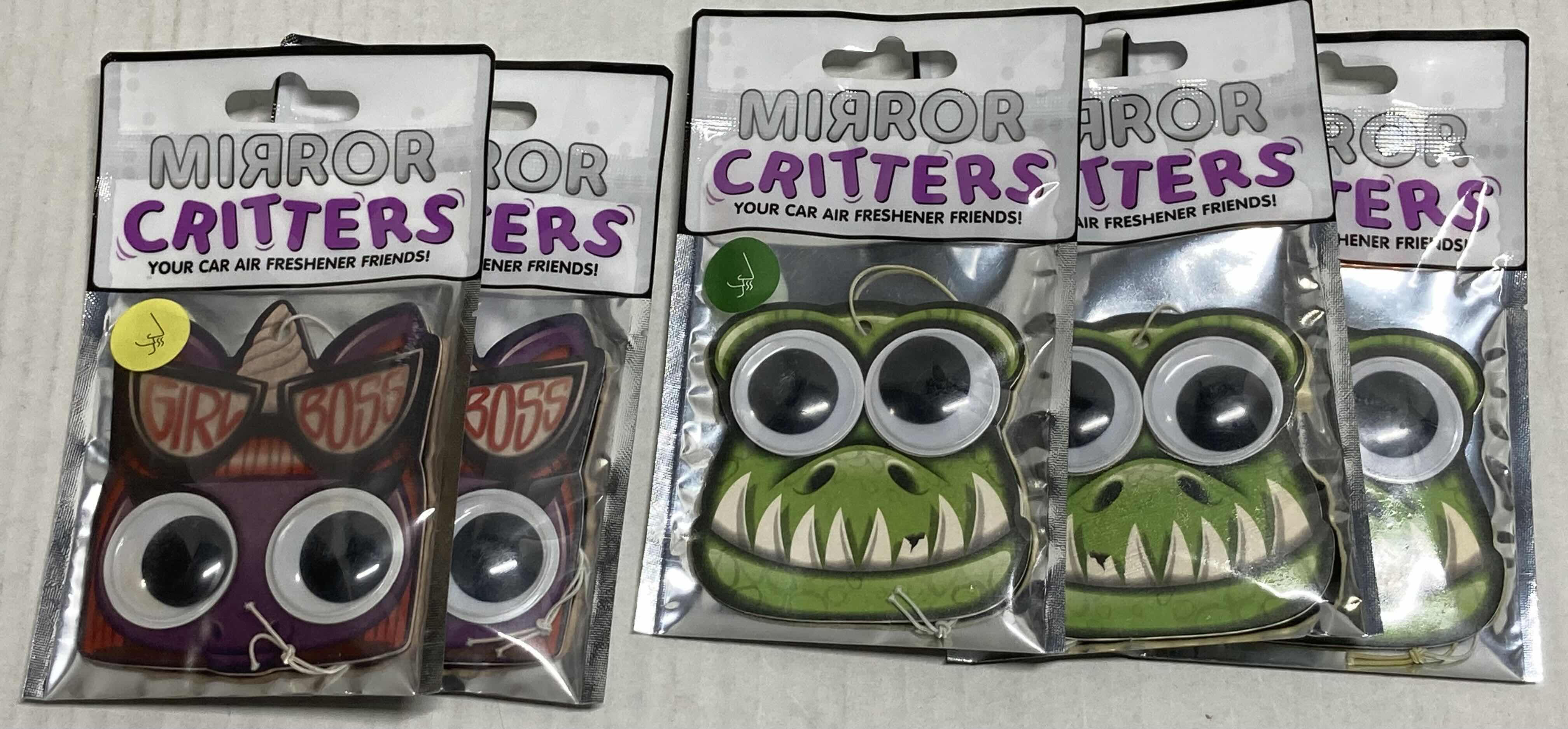 View 3 of NEW MIRROR CRITTERS ANIMAL CHARACTER CAR AIR FRESHENERS (9)