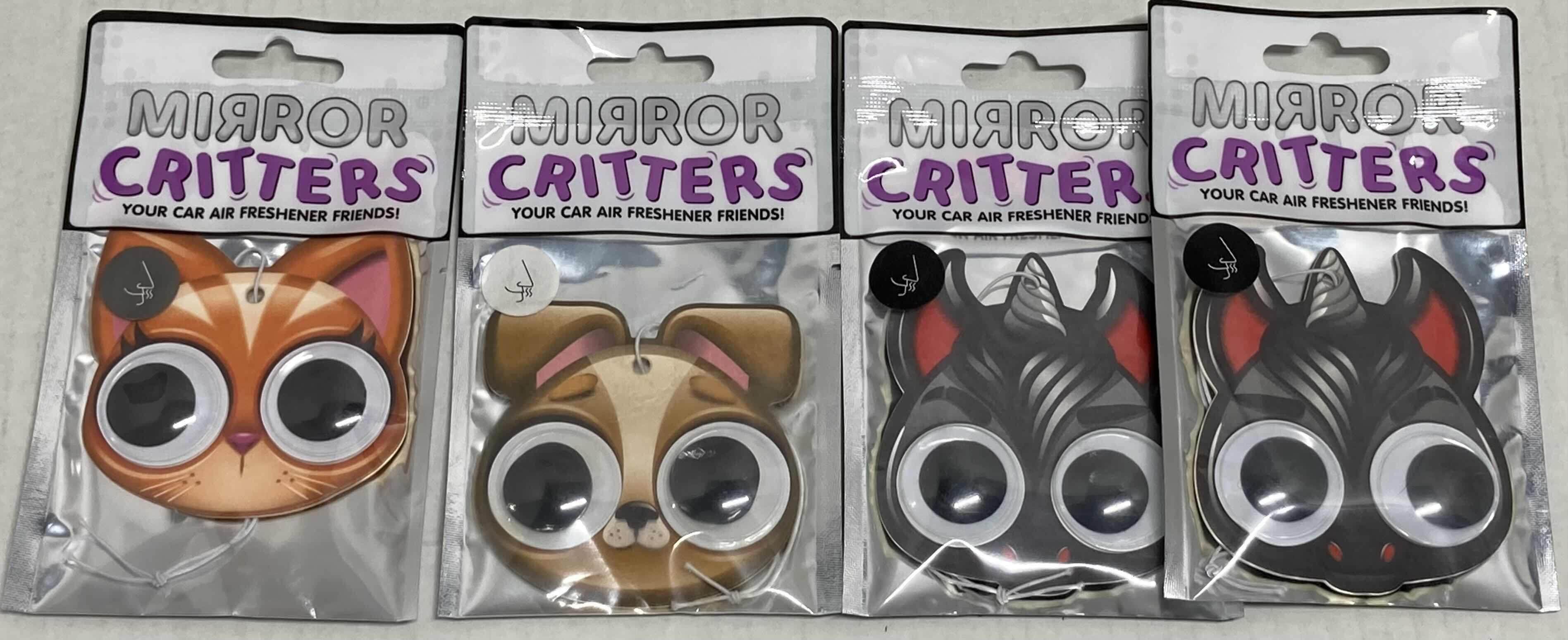 View 2 of NEW MIRROR CRITTERS ANIMAL CHARACTER CAR AIR FRESHENERS (9)