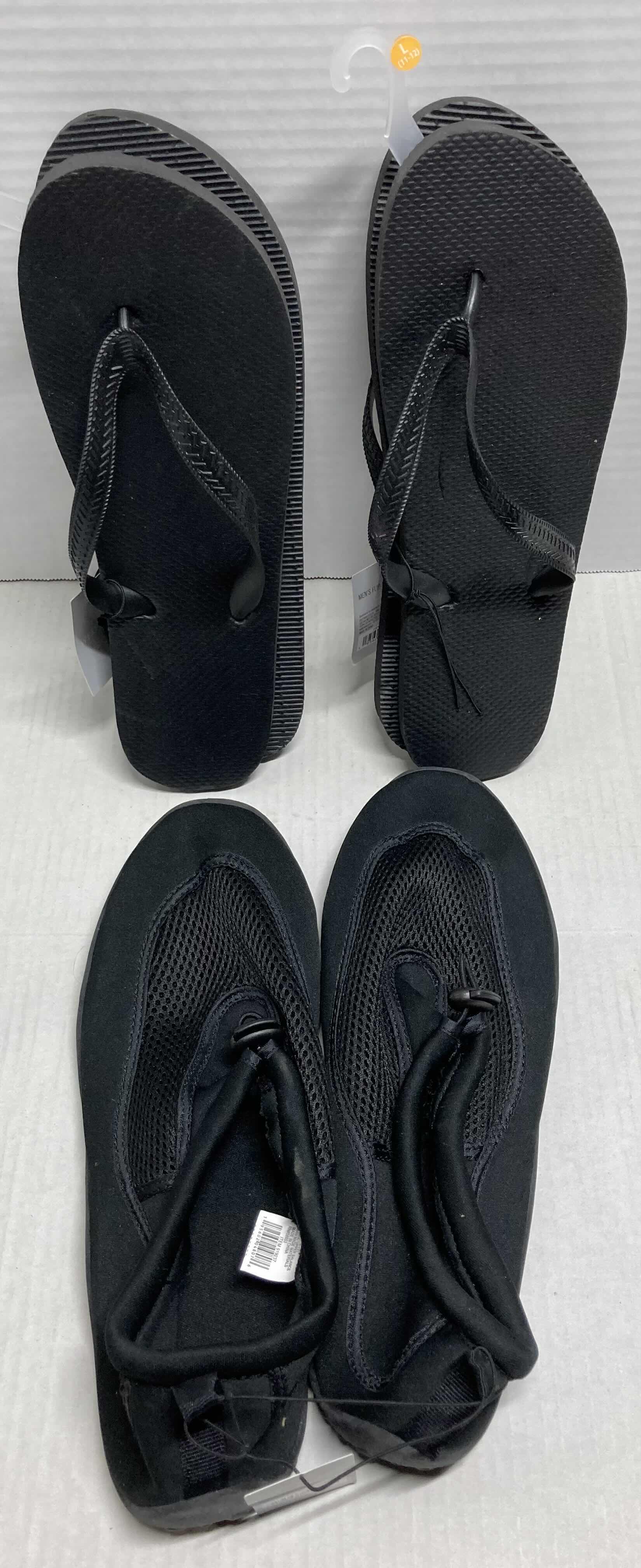 Photo 1 of NEW WEST LOOP SANDALS & AQUA SHOES W CARIBBEAN CARTEL SANDALS MENS SIZE L 11-12 (4)