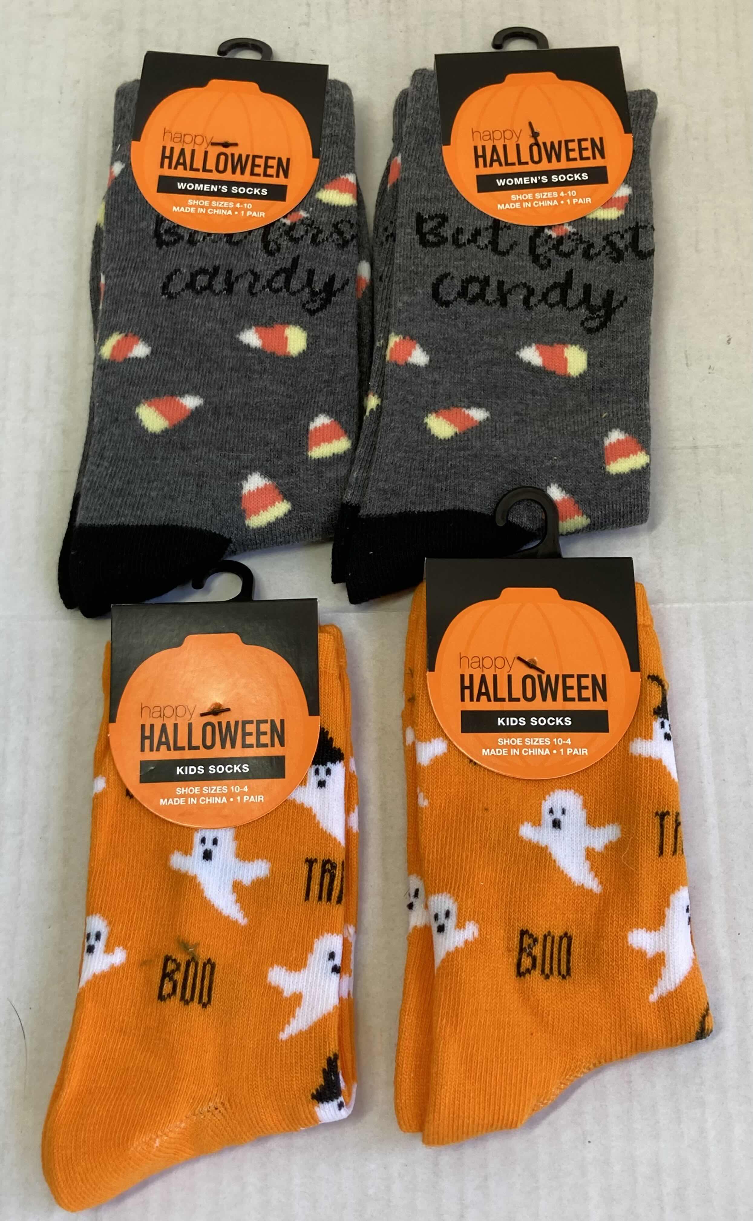 Photo 1 of NEW HAPPY HALLOWEEN SOCKS (10)
