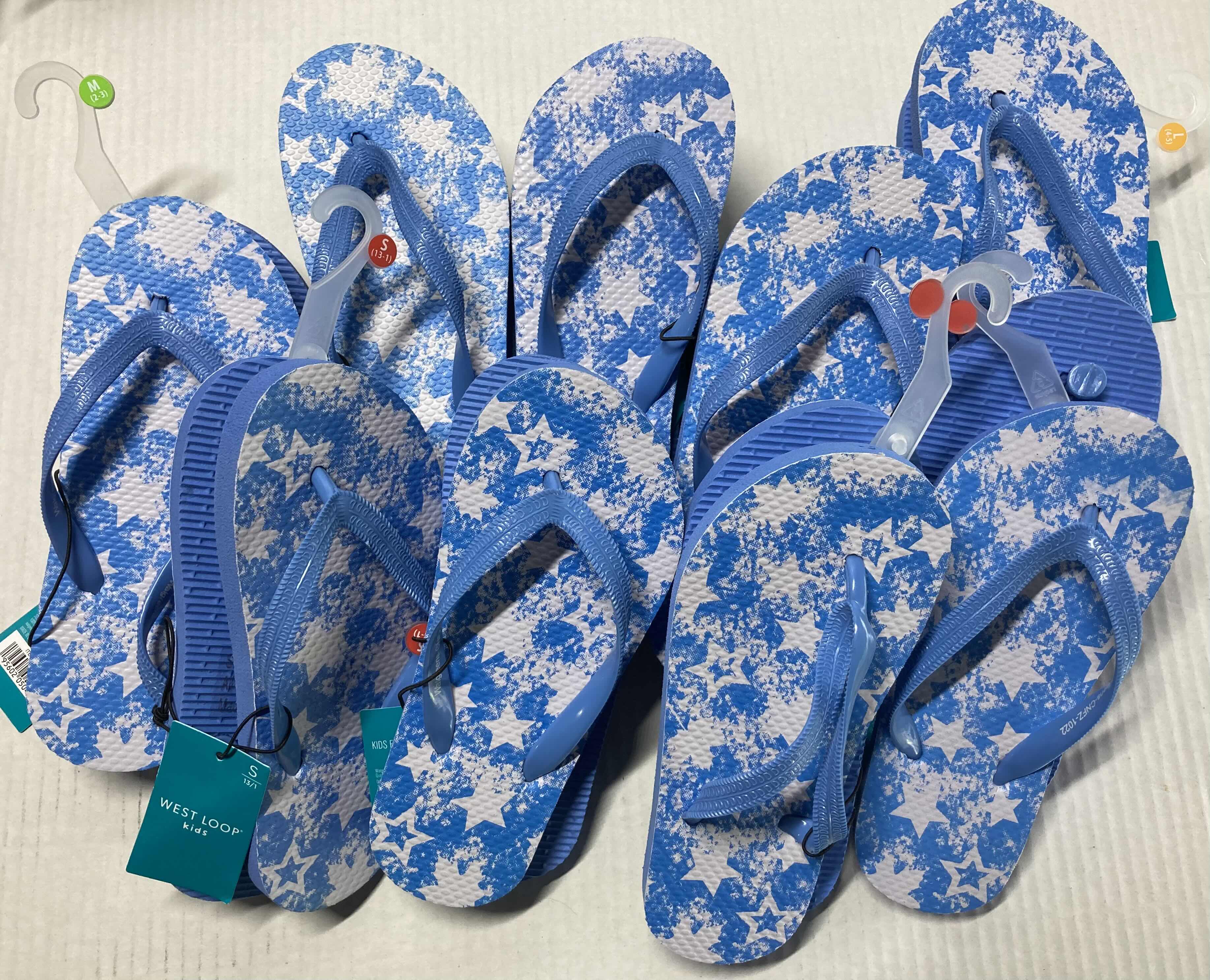 Photo 1 of NEW WEST LOOP VARIOUS COLORS SANDALS FLIP-FLOPS MENS 9-13 WOMENS SIZE 5-10 KIDS SIZE 13/1-5 (30)
