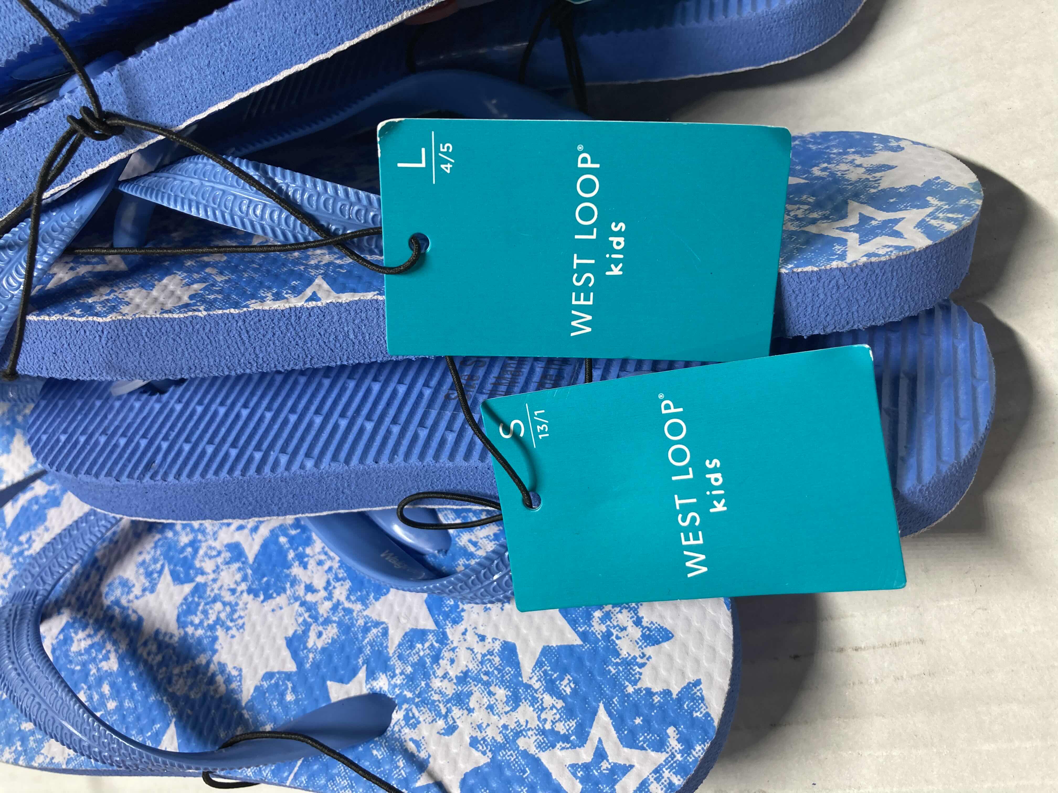 Photo 1 of NEW WEST LOOP VARIOUS COLORS SANDALS FLIP-FLOPS MENS 9-13 WOMENS SIZE 5-10 KIDS SIZE 13/1-5 (30)