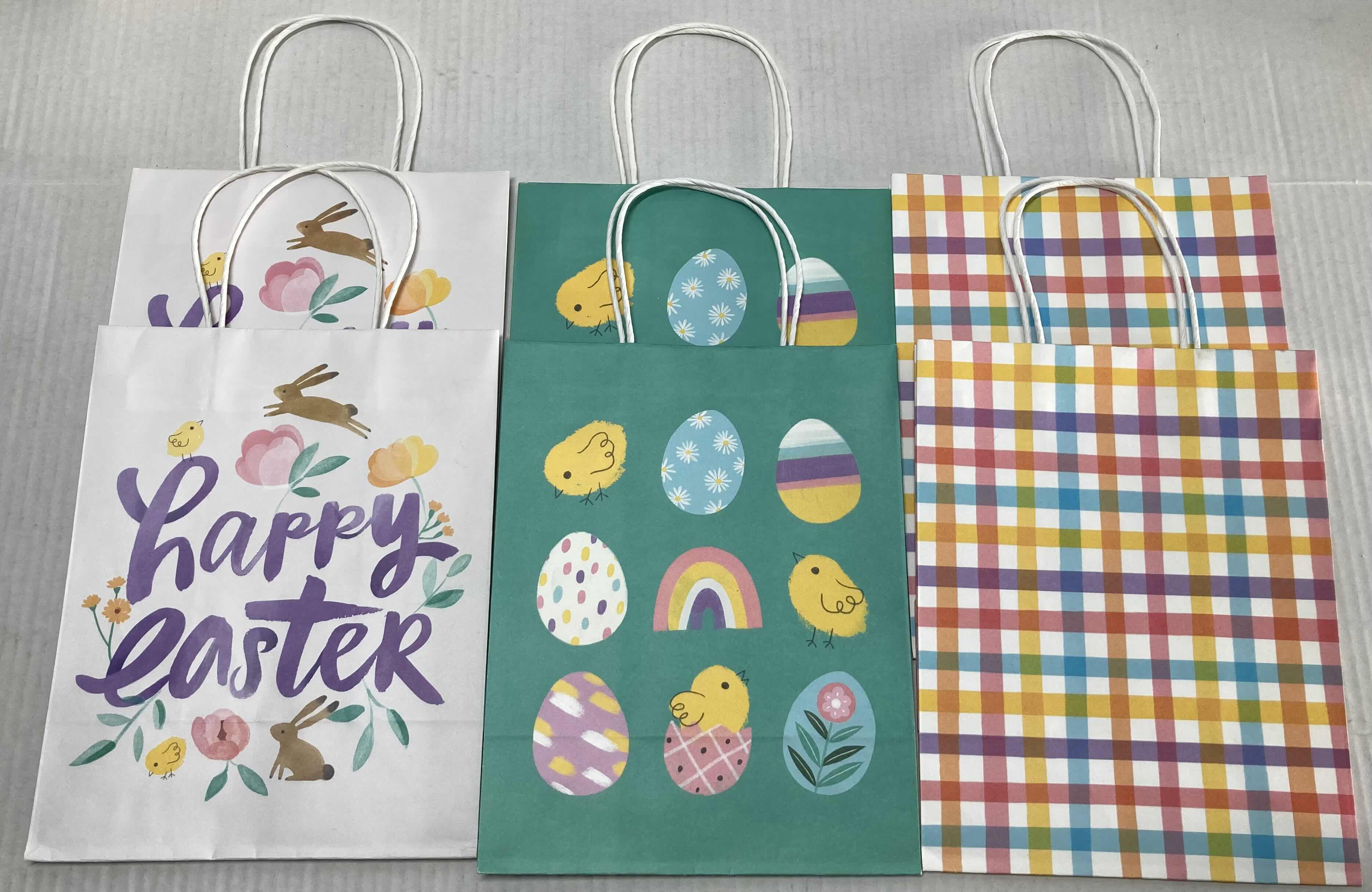 Photo 1 of NEW HALLMARK HAPPY EASTER SMALL GIFT BAGS (14) & TISSUE PAPER (4)