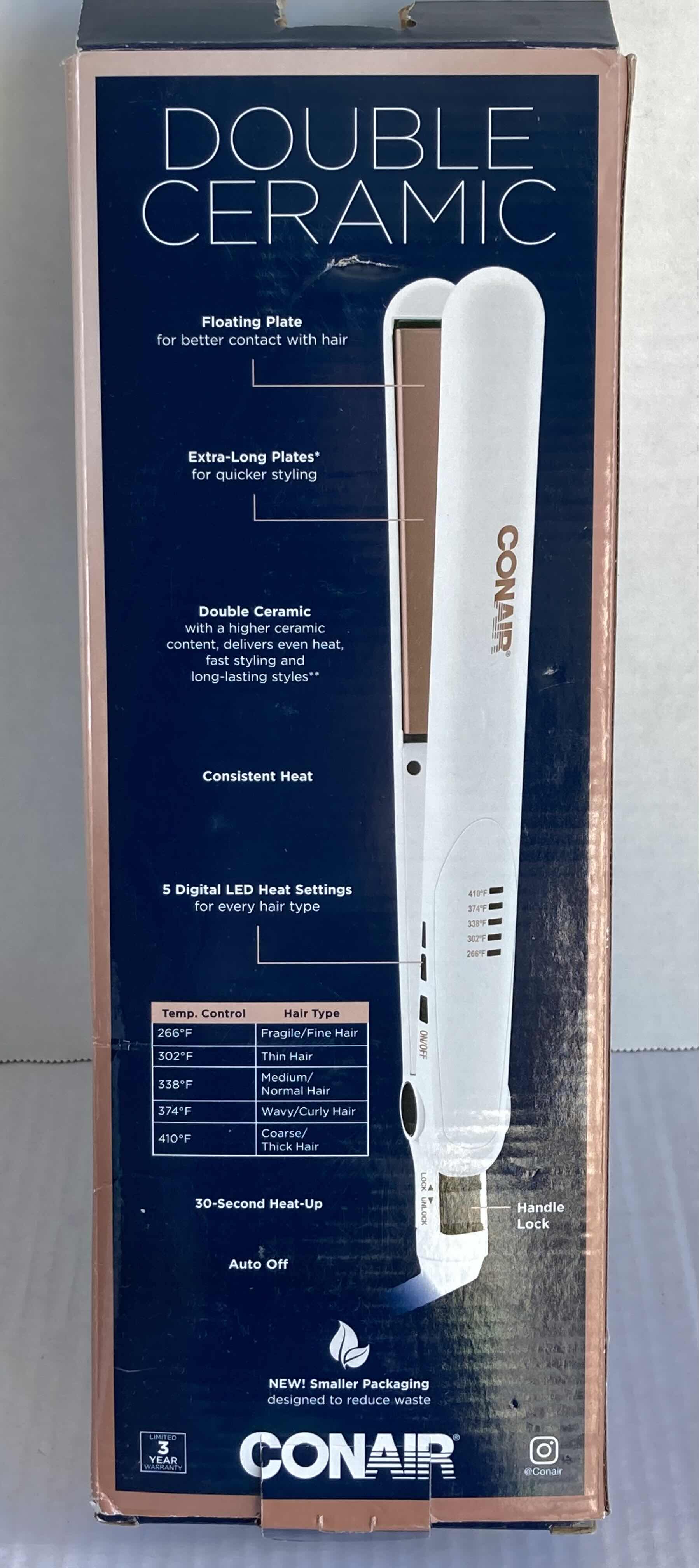 Photo 1 of NEW CONAIR CORD KEEPER HAIR DRYER & CONAIR DOUBLE CERAMIC FLAT IRON