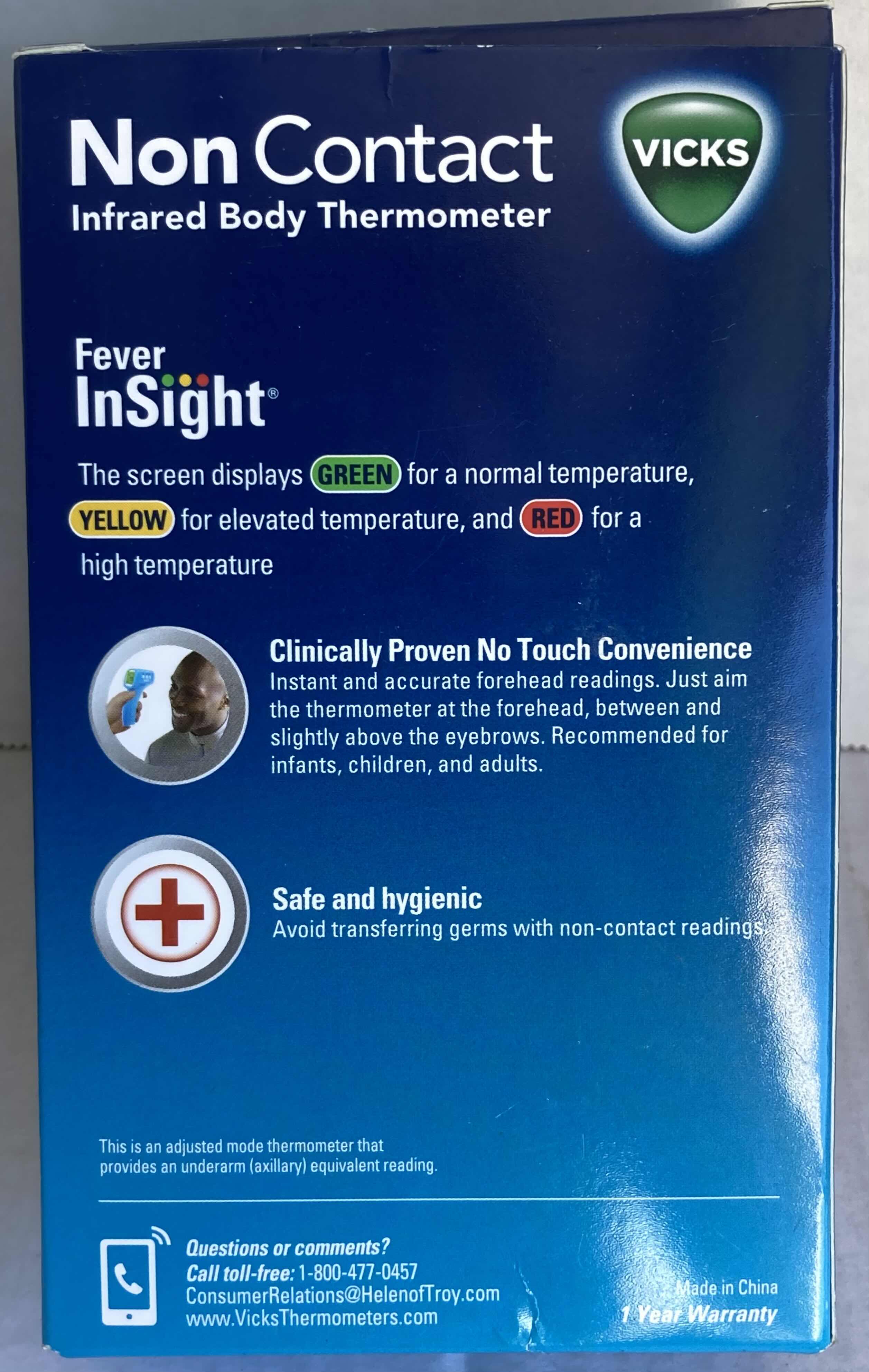 Photo 1 of NEW WALGREENS PULSE OXIMETER COMFORT FIT & VICKS NON CONTACT INFRARED BODY THERMOMETER