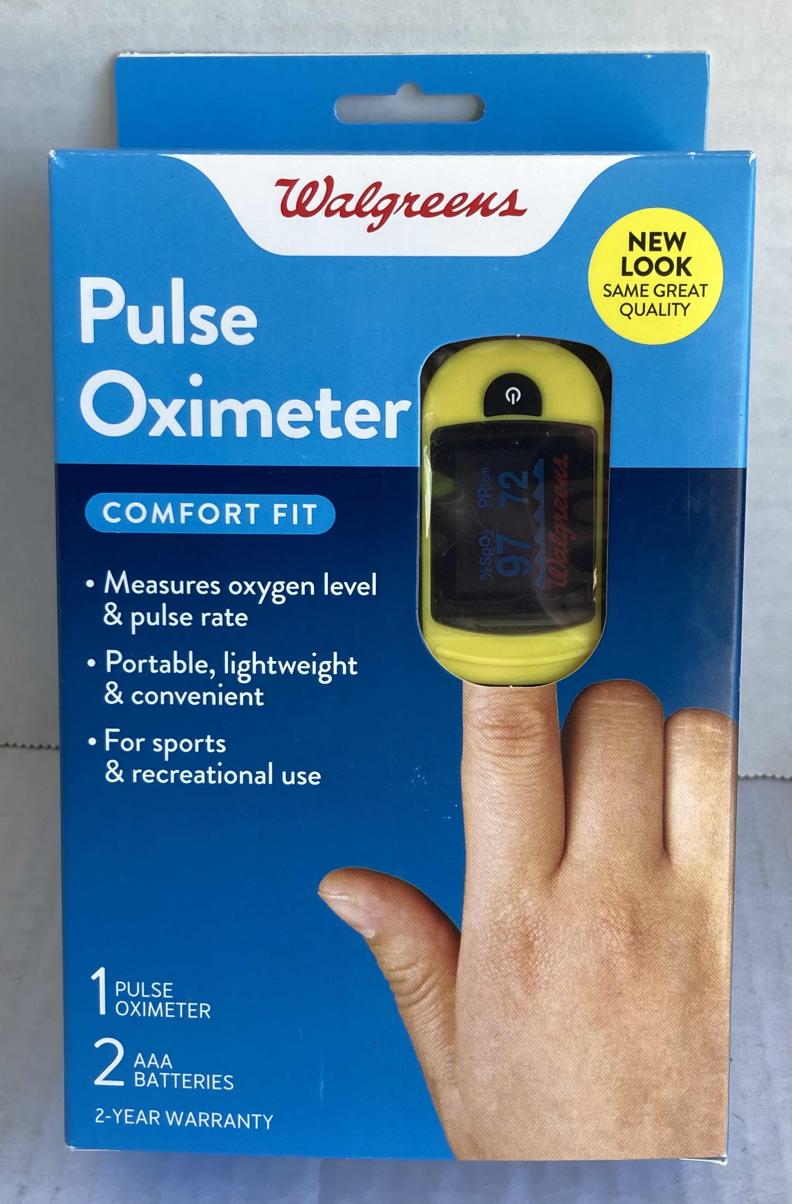 Photo 1 of NEW WALGREENS PULSE OXIMETER COMFORT FIT & VICKS NON CONTACT INFRARED BODY THERMOMETER