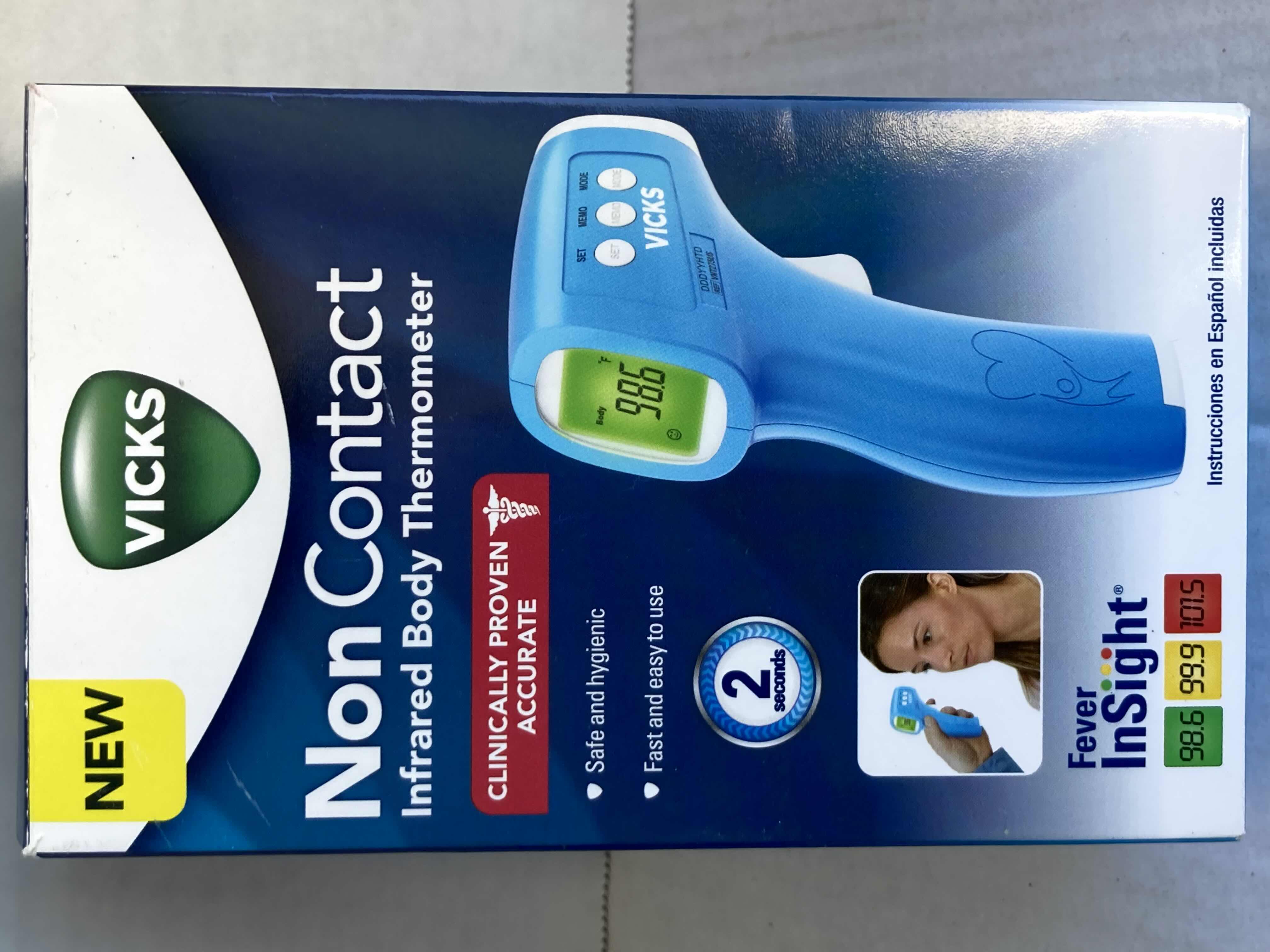 Photo 1 of NEW WALGREENS PULSE OXIMETER COMFORT FIT & VICKS NON CONTACT INFRARED BODY THERMOMETER
