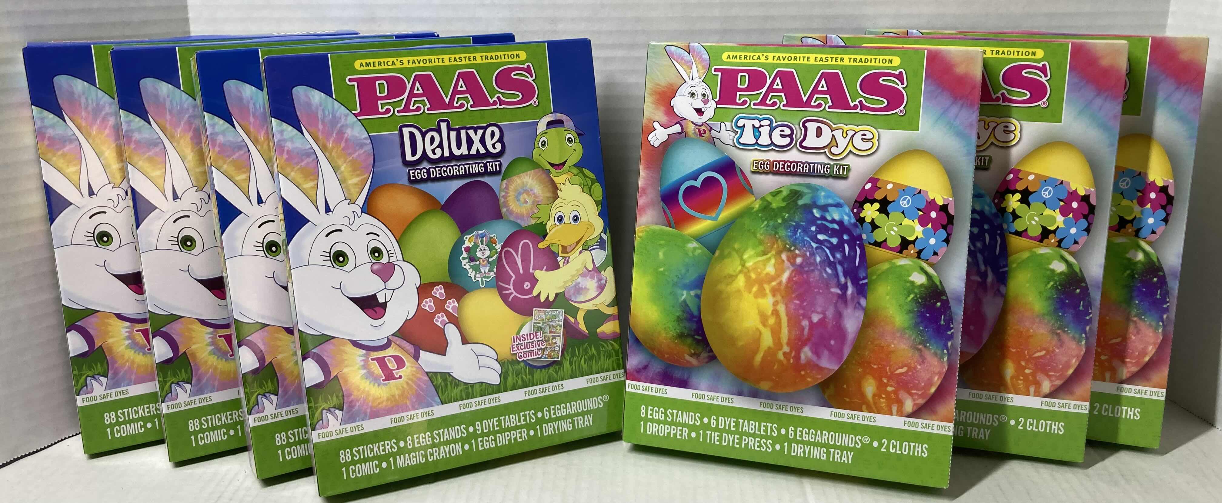 Photo 1 of NEW PAAS EASTER EGG DECORATING DYE KIT VARIOUS COLOR & STYLE KITS (9)