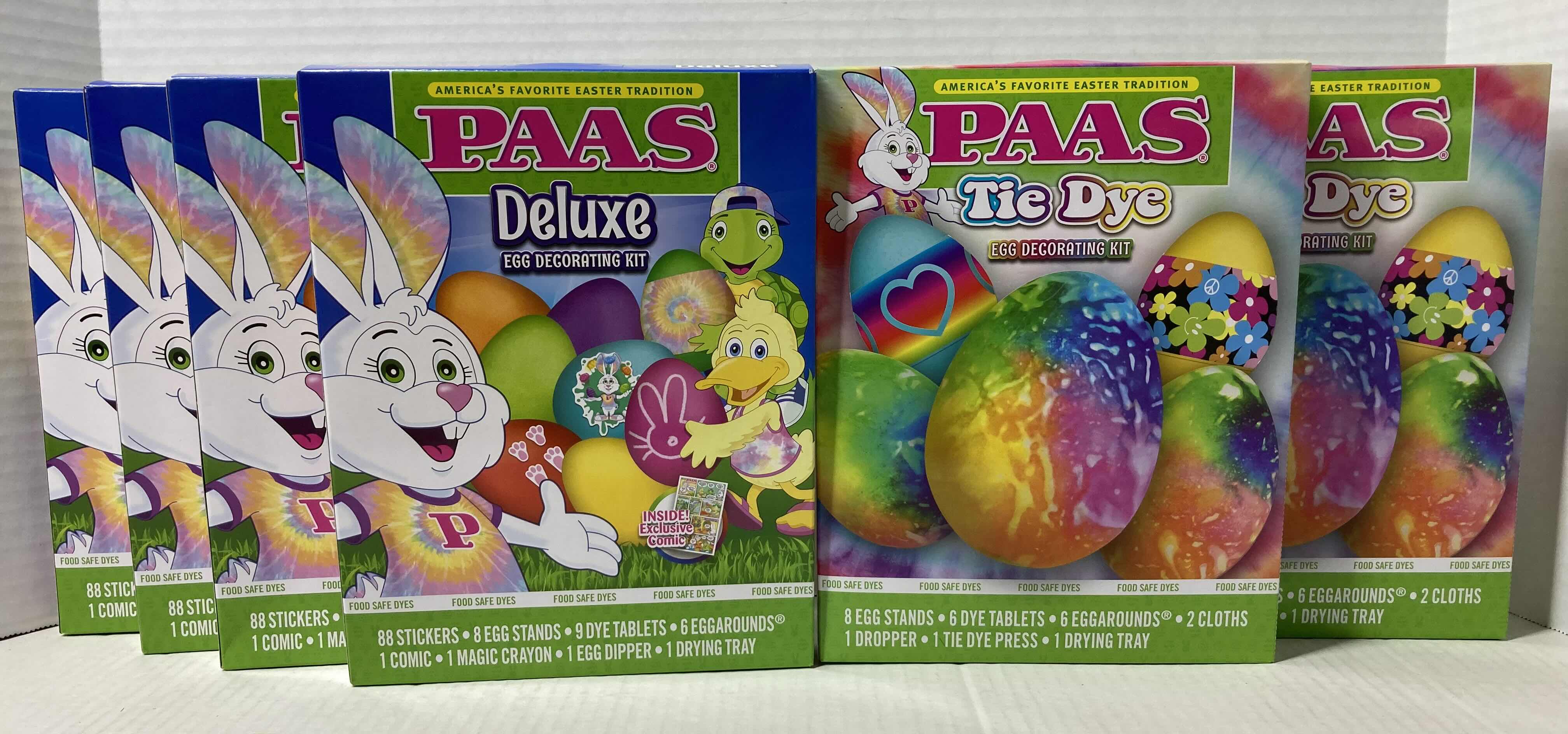 Photo 1 of NEW PAAS EASTER EGG DECORATING DYE KIT VARIOUS COLOR & STYLE KITS (8)