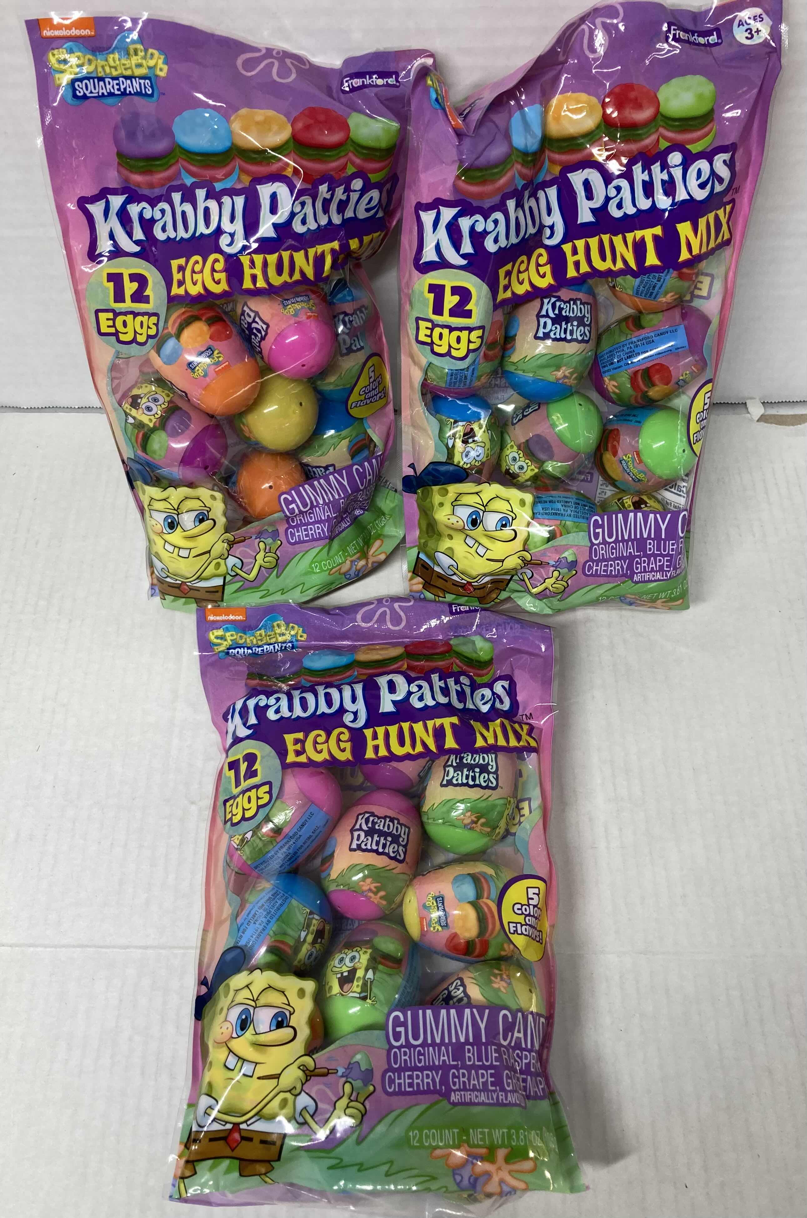 Photo 1 of NEW CANDY FILLED PLASTIC EASTER EGG SETS (3 TYPES OF CANDY FILLED EGGS) (10)