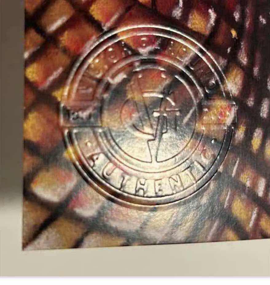 Photo 1 of VICTOR GARDUNO AQUAMAN 11” X 17” INFINITY GLOSS UNFRAMED PRINT W EMBOSSED SEAL, DIGITAL SIGNATURE & OFFICIAL SIGNATURE W COA INCLUDED, STORED IN A RIGID PRINT PROTECTOR SLEEVE