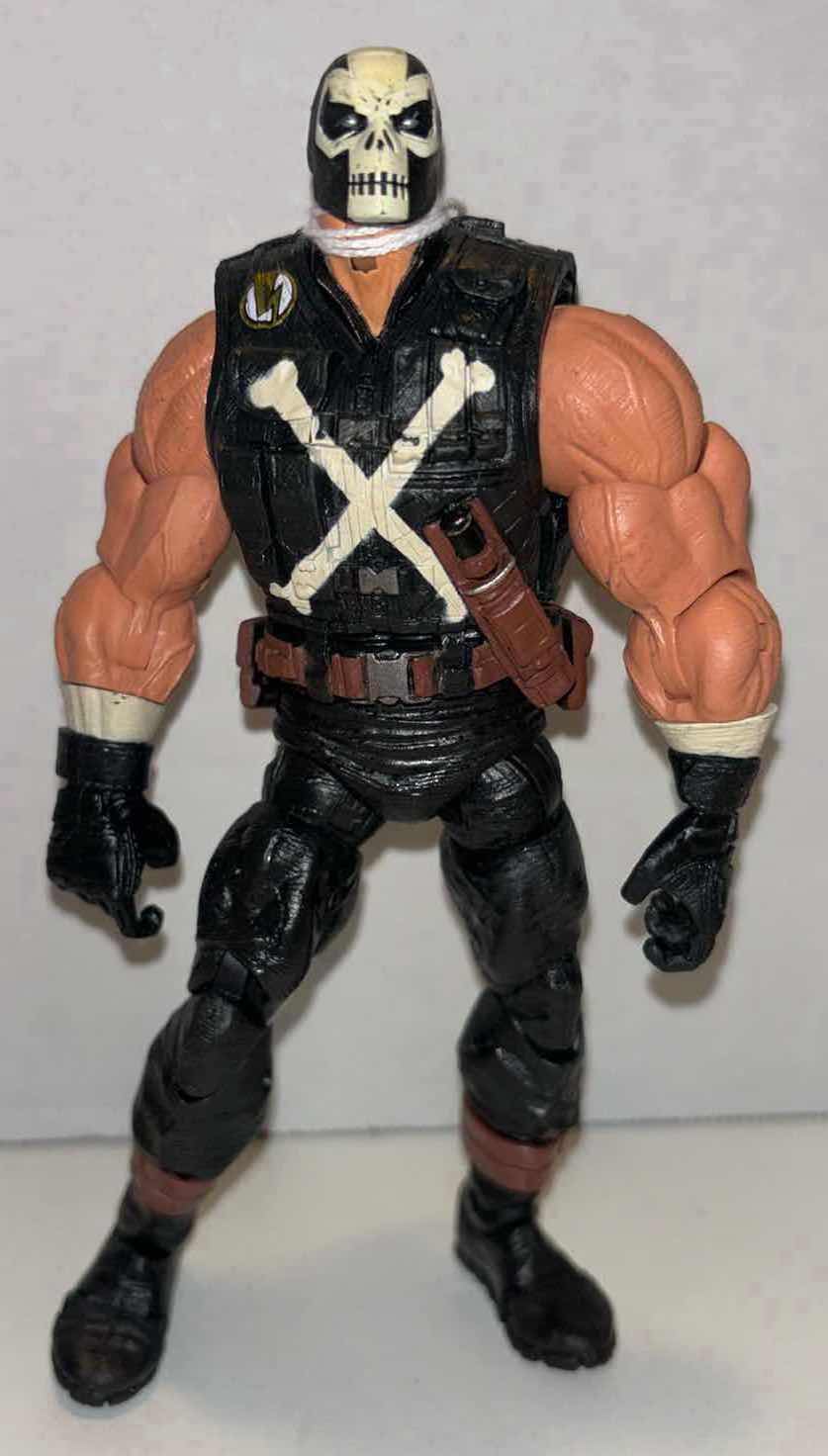 Photo 1 of 1995 MCFARLANE TOYS SPAWN DELUXE EDITION ULTRA 6” ACTION FIGURE “CHAPEL” & 2013 MARVEL LEGENDS CROSSBONES 7" ACTION FIGURE