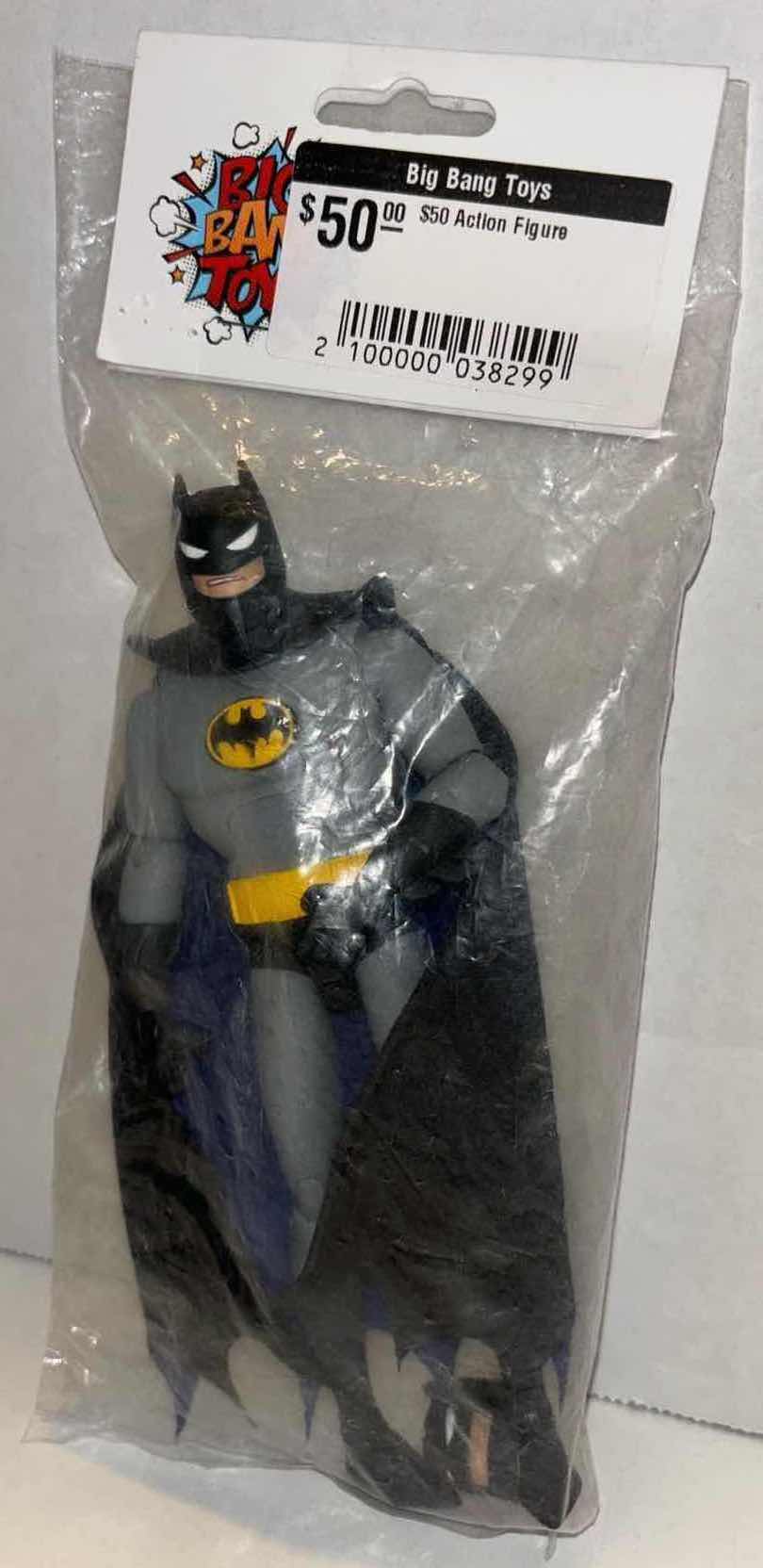 Photo 1 of DC DIRECT BATMAN THE ANIMATED SERIES BAT SIGNAL DELUXE 6.5” ACTION FIGURE W FABRIC WIRED CAPE