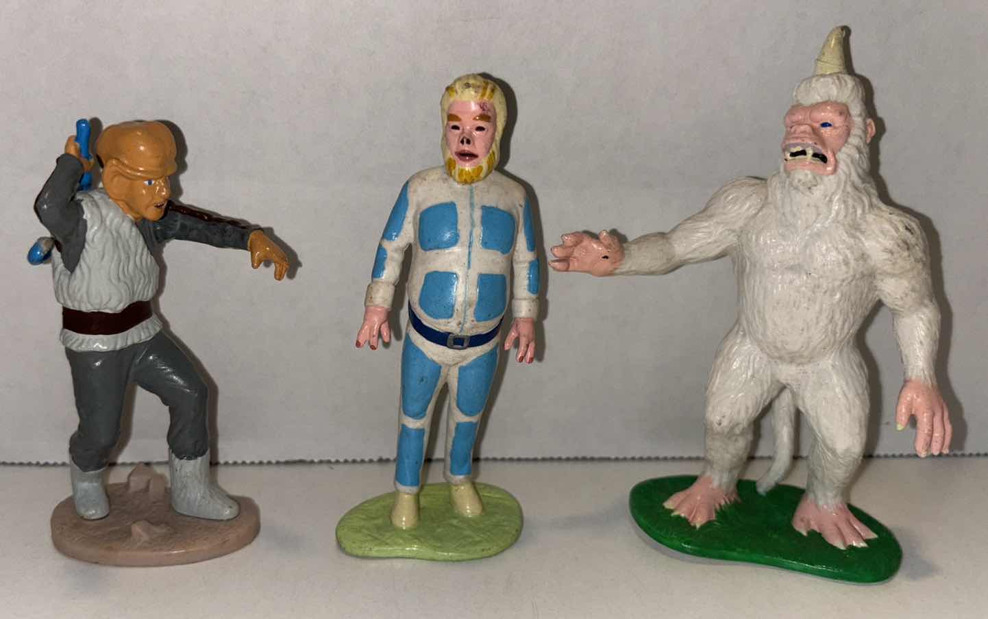 Photo 1 of 1991/1992 STAR TREK ALIEN 3.75”- 4.5” FIGURES, “FERENGI W WHIP, TELLANITE & MUGATO” (3)