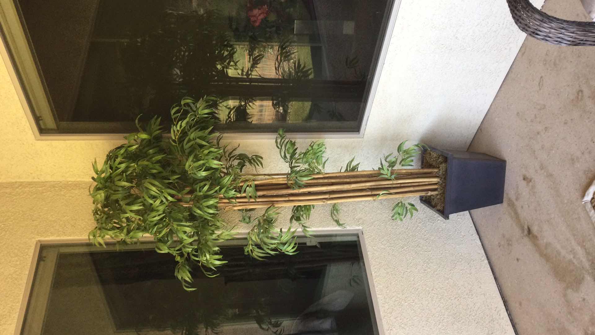 Photo 2 of FAUX POTTED BAMBOO PLANT H 7’