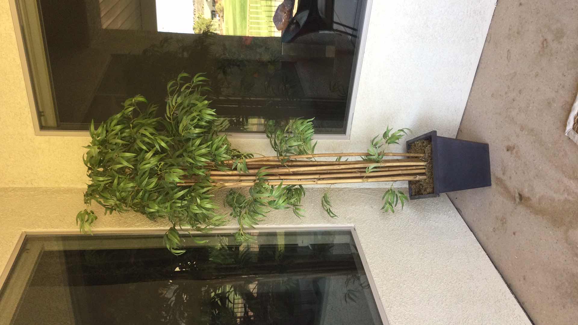 Photo 1 of FAUX POTTED BAMBOO PLANT H 7’