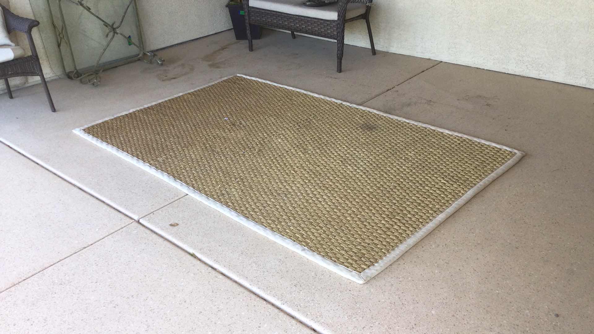 Photo 1 of SAFAVIEH NATURAL FIBER WOVEN SEA GRASS AREA RUG 94” X 58”